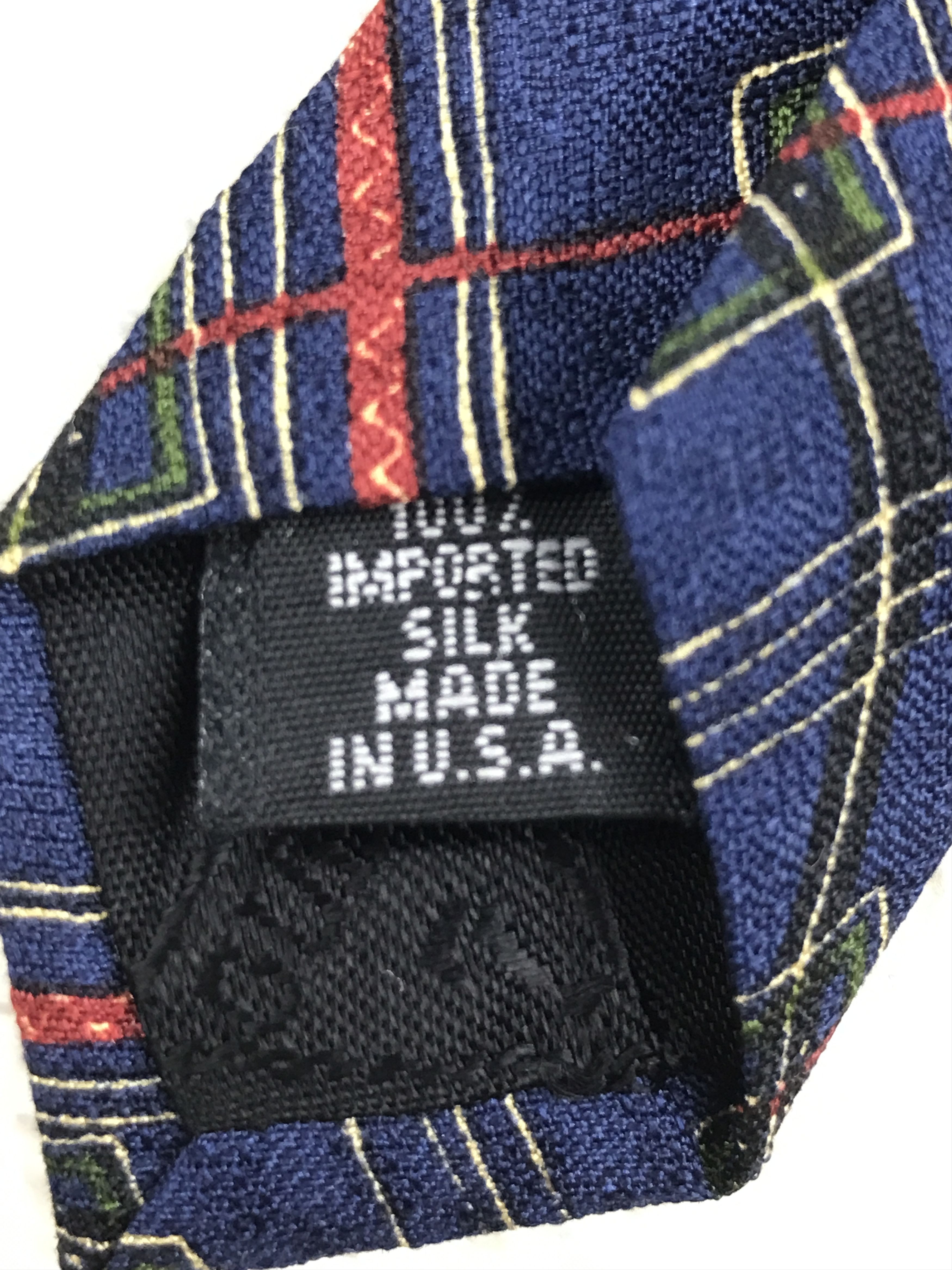 Guess × Vintage Vintage Guess Silk Necktie Size ONE SIZE - 6 Thumbnail
