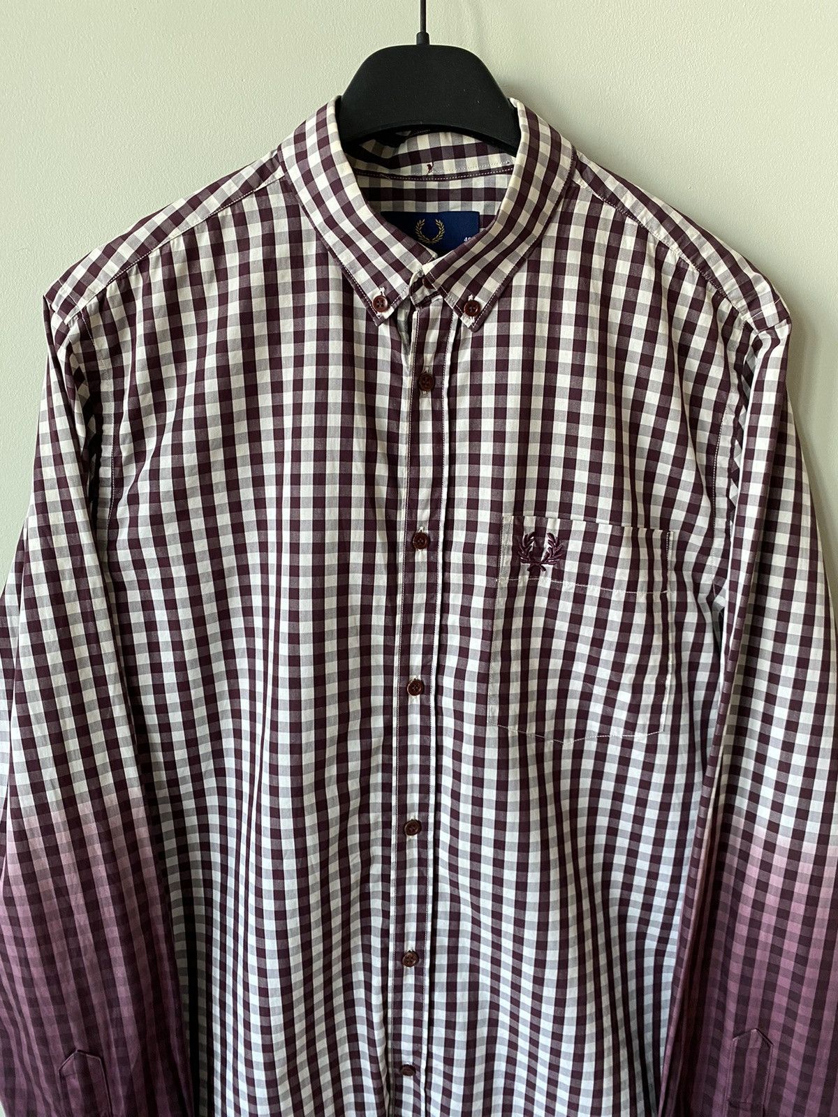 Fred Perry RARE Fred Perry check ls shirt Size US M / EU 48-50 / 2 - 3 Thumbnail