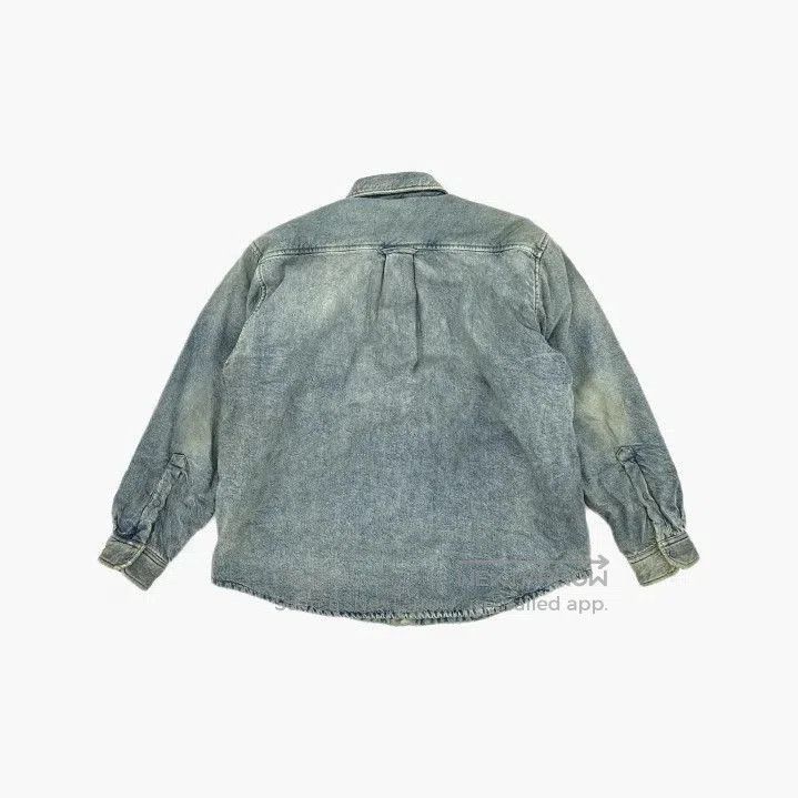 Balenciaga Balenciaga Blue Distressed Pocket Jacket. Size US S / EU 44-46 / 1 - 2 Thumbnail