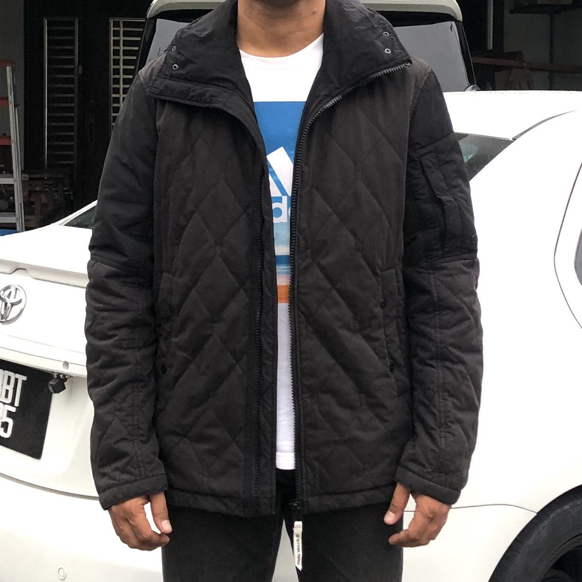 G-Star G-STAR RAW Quilted Hooded Long Jacket Men’s Size US L / EU 52-54 / 3 - 24 Thumbnail