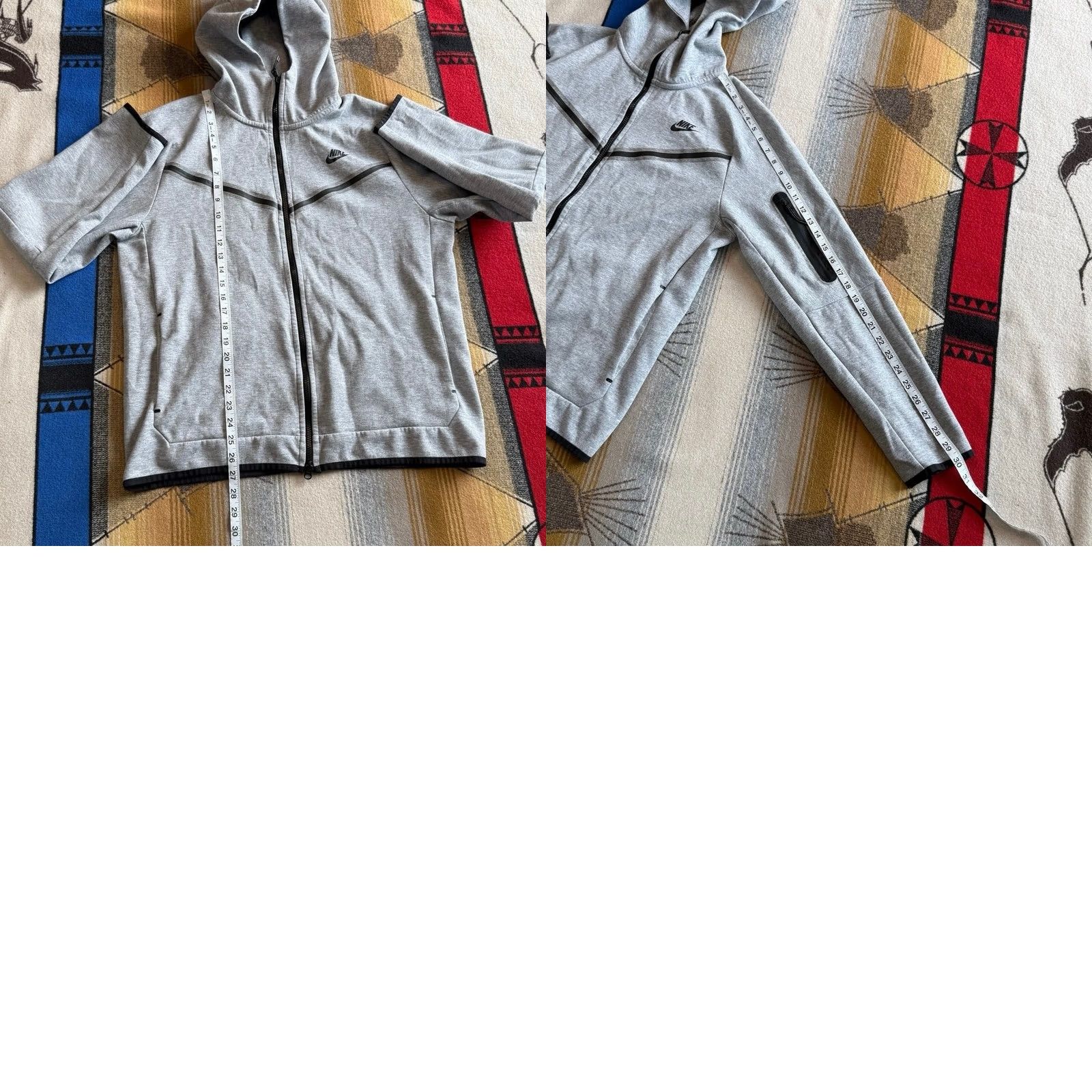 Nike Nike Shirt Mens 2XL Gray Men Tech Fleece Full Zip Hoodie Sweatshirt Size Black Streetwear Size US XXL / EU 58 / 5 - 8 Thumbnail