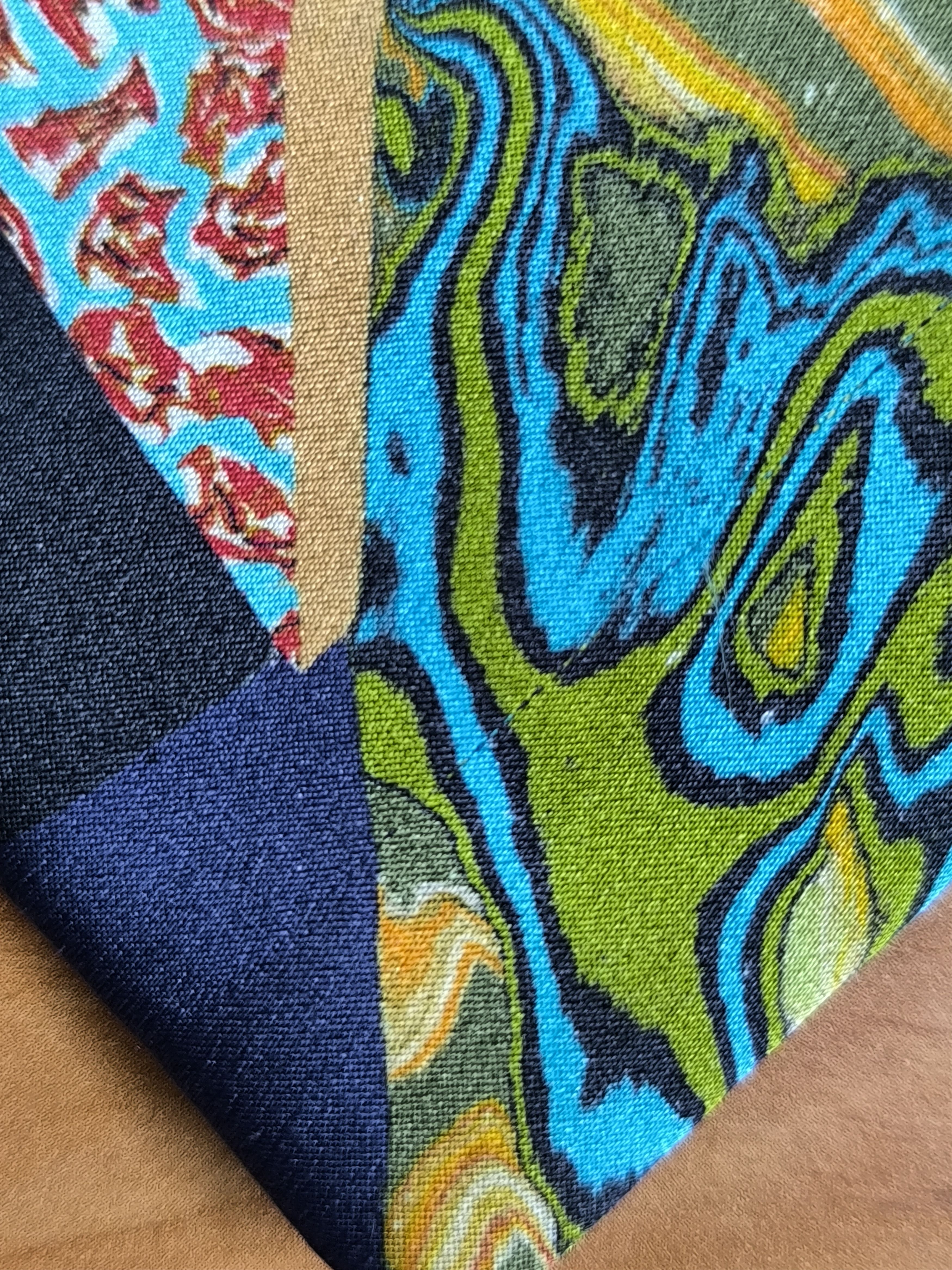 Yohji Yamamoto Yohji Yamamoto POUR HOMME Vintage Abstract Silk Tie Made in Size ONE SIZE - 17 Thumbnail