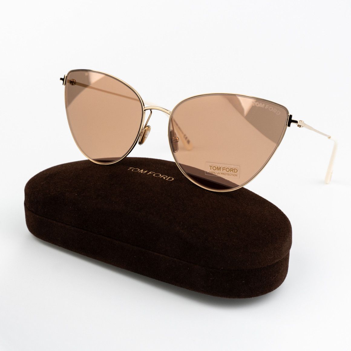Tom Ford Tom Ford ANAIS-02 Women Sunglasses Cat Eye FT1005 32G Size ONE SIZE - 1 Thumbnail
