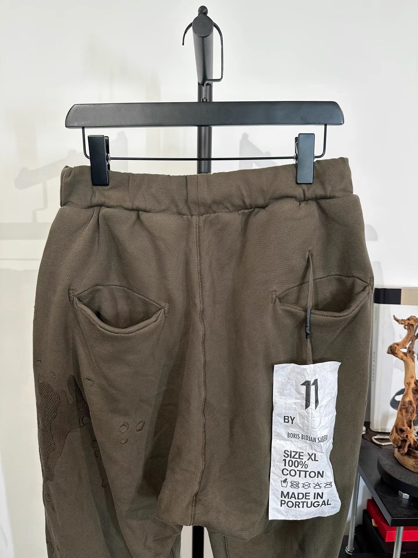 11 By Boris Bidjan Saberi 11by BBS P3 Stitched Sweatpants K35 Size US 37 - 4 Thumbnail