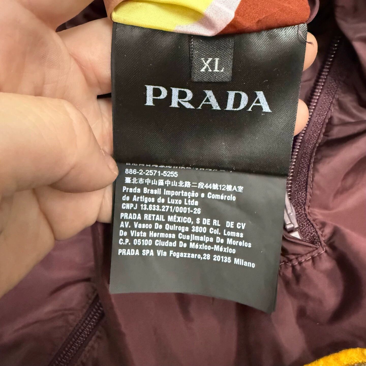 Prada Prada Rust Reversible Nylon Jacket XL 9/10 Lining Flaw Size US XL / EU 56 / 4 - 5 Thumbnail