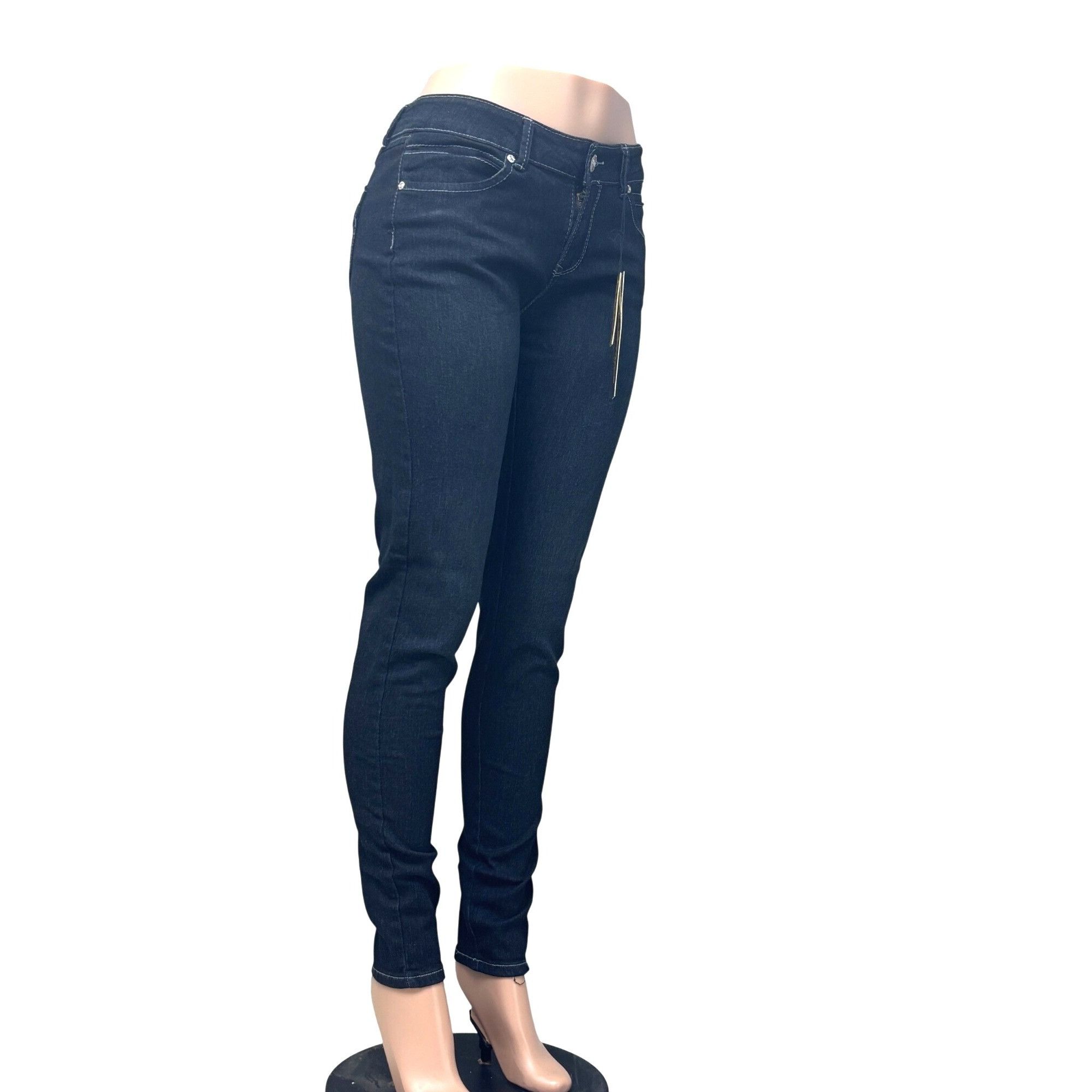 Other Out Jeans Women’s Dark Wash Stretch Skinny Jeans (Jeggings), Size 30" / US 8 / IT 44 - 8 Thumbnail