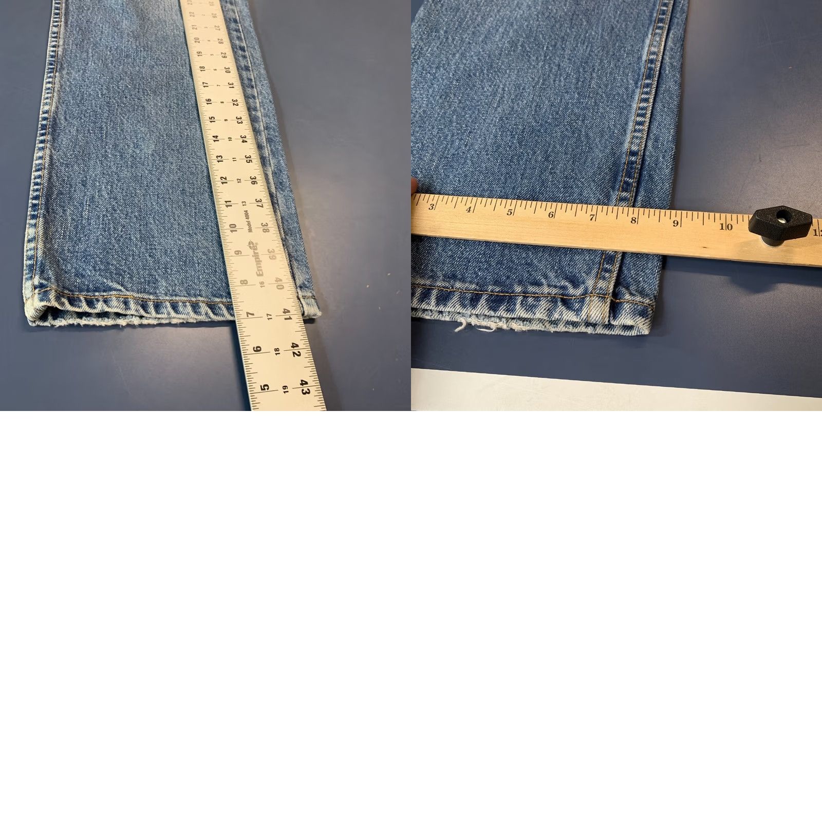 Levi's VINTAGE Levi's 505 Jeans Mens 34x30 Straight Regular Blue Denim 34x30 Inseam 30in Levis 500 Series Size US 34 / EU 50 - 10 Thumbnail