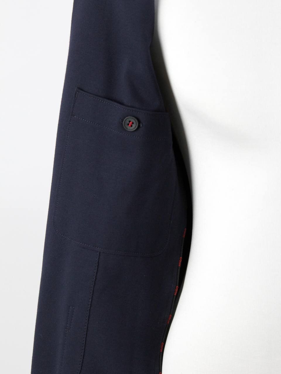 Hugo Boss HUGO BOSS Blue knitted jacket Size 48R - 6 Thumbnail