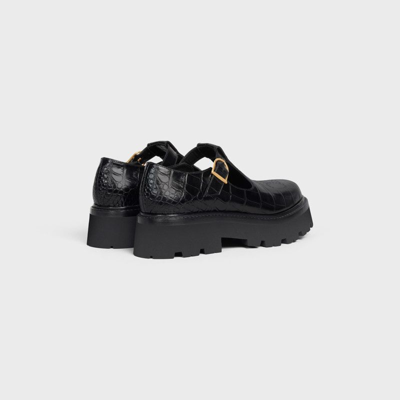 Celine o1bcso1str1225 348613656C Bulky Triomphe Loafers in Black Size US 10 / IT 40 - 3 Thumbnail