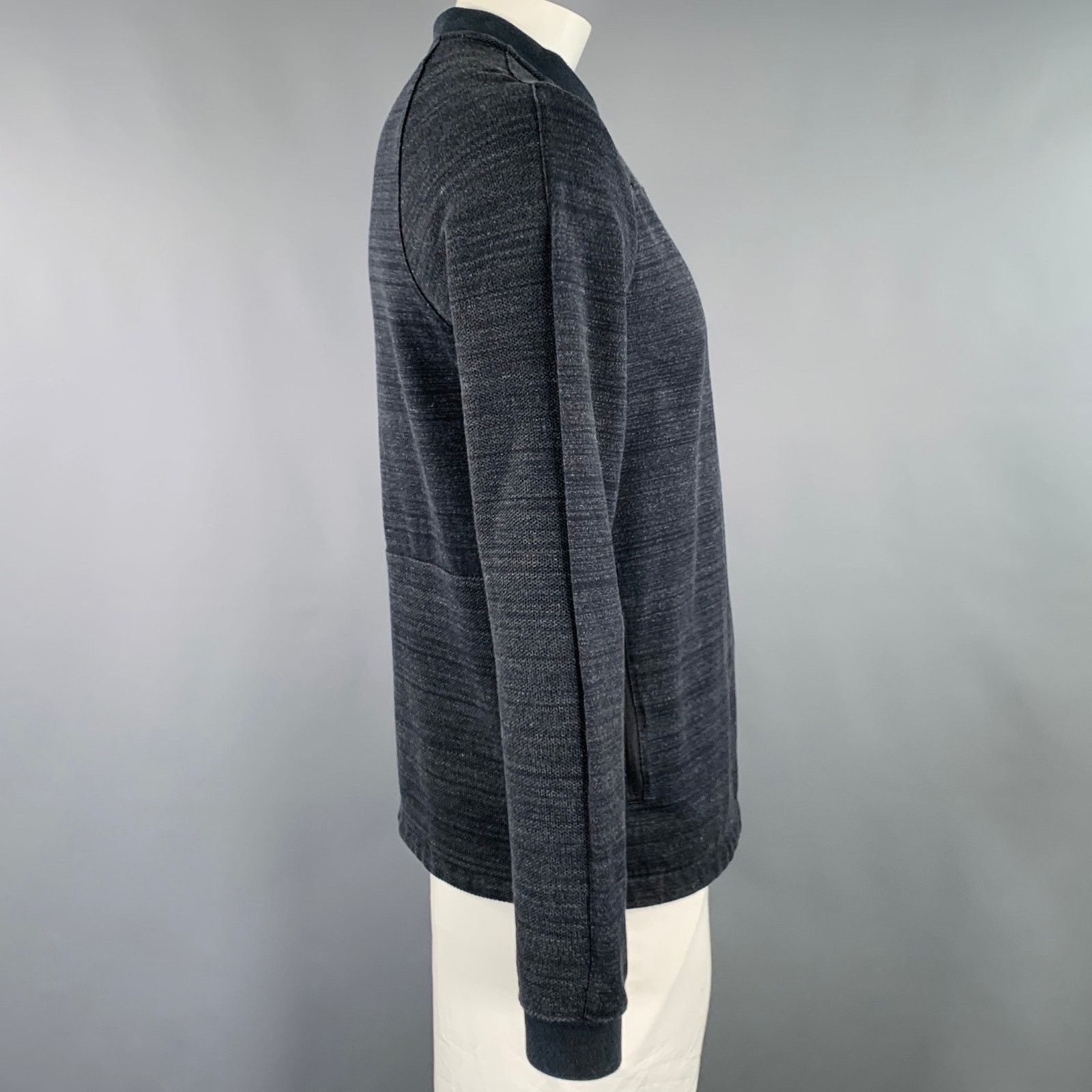Nike NIKE L Grey White Logo Cotton Polyester Zip Up Sweatshirt Size US L / EU 52-54 / 3 - 2 Thumbnail