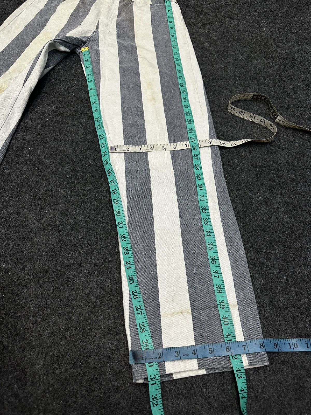 Boy London × Vintage Vintage Boy London Stripe Denim Size 31 F37 Size US 31 - 12 Thumbnail