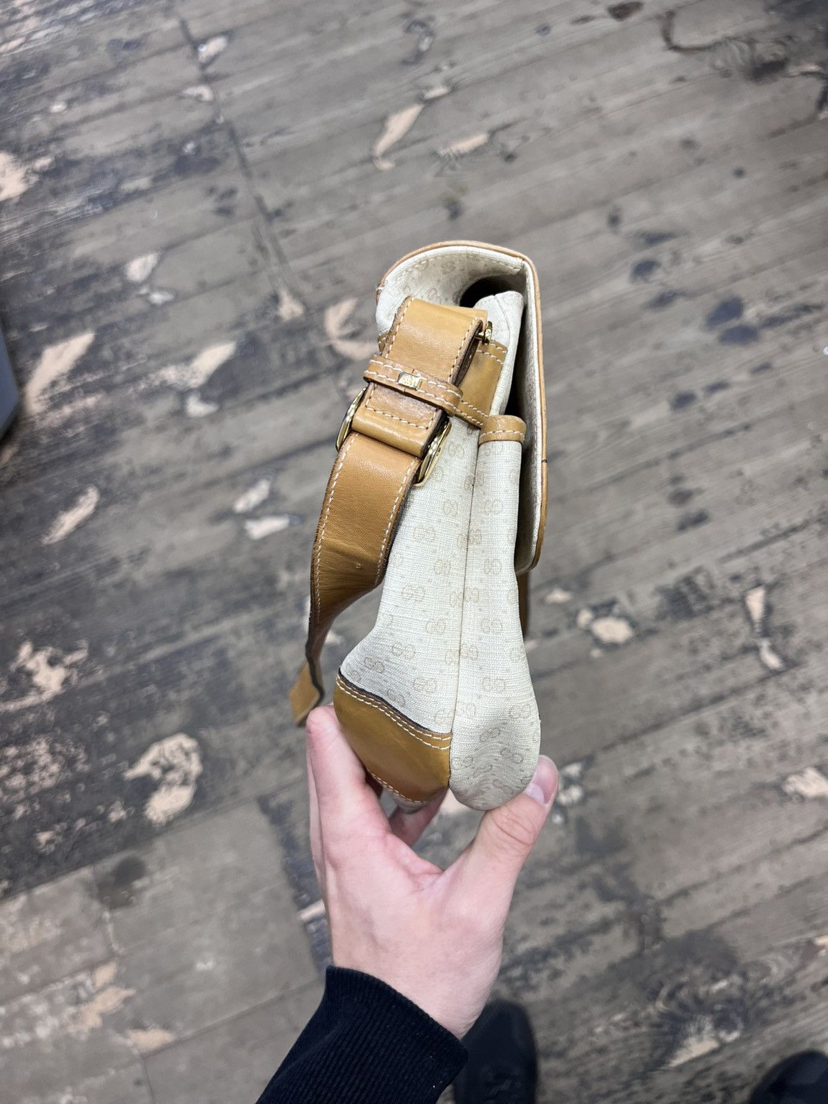 Gucci Gucci shoulder bag beige canvas Size ONE SIZE - 2 Thumbnail