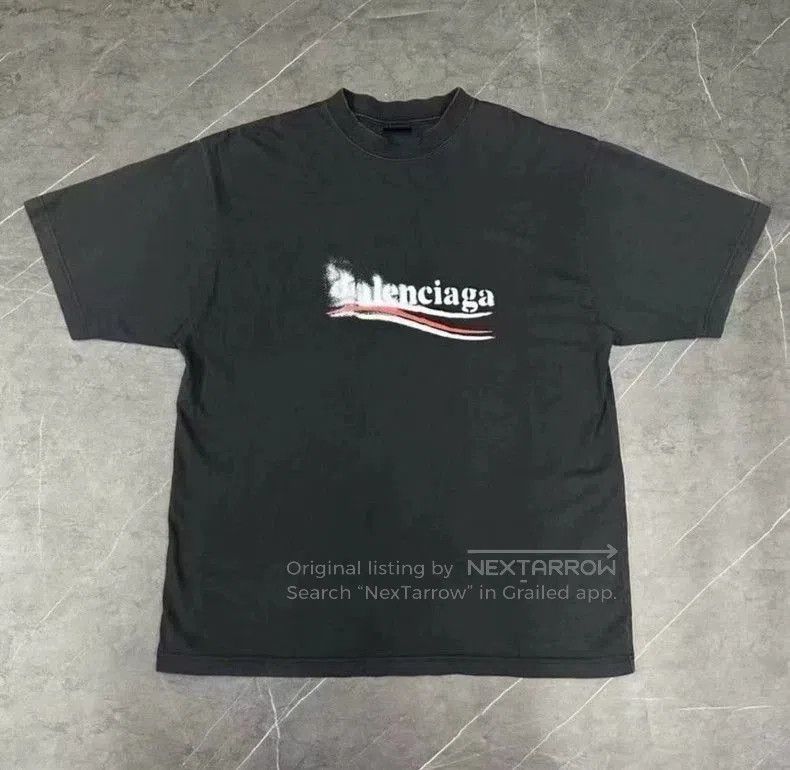 Balenciaga Balenciaga Blurred Coke Print T-shirt. Size US M / EU 48-50 / 2 - 1 Thumbnail
