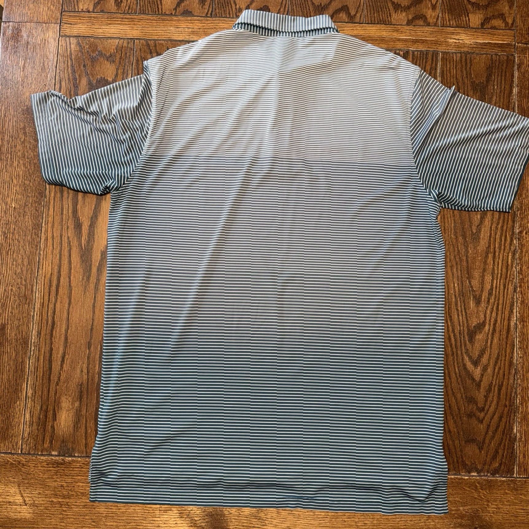Peter Millar Peter Millar Mens Large Polo Golf Shirt Oakmont OCC Striped Green White READ Size US L / EU 52-54 / 3 - 5 Thumbnail