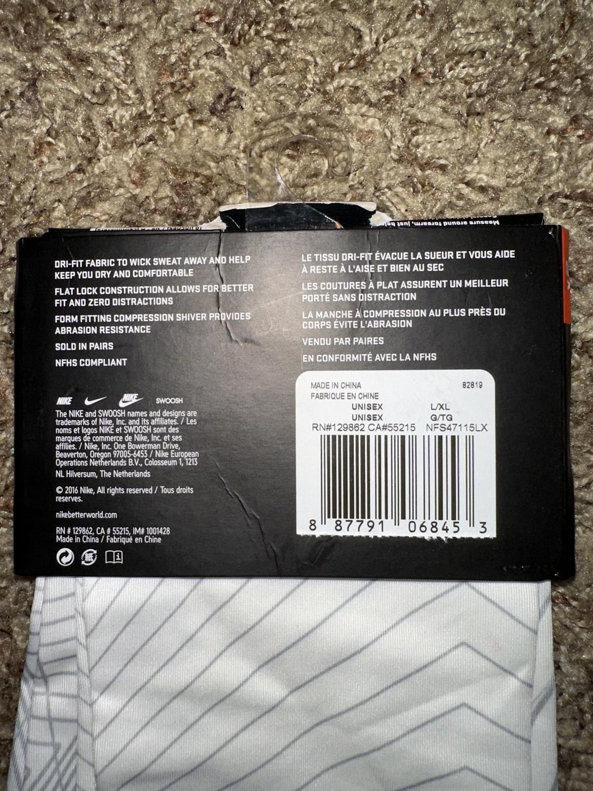 Nike Nike Men’s Pro Dri-Fit Vapor Jet Sleeves Size ONE SIZE - 6 Thumbnail