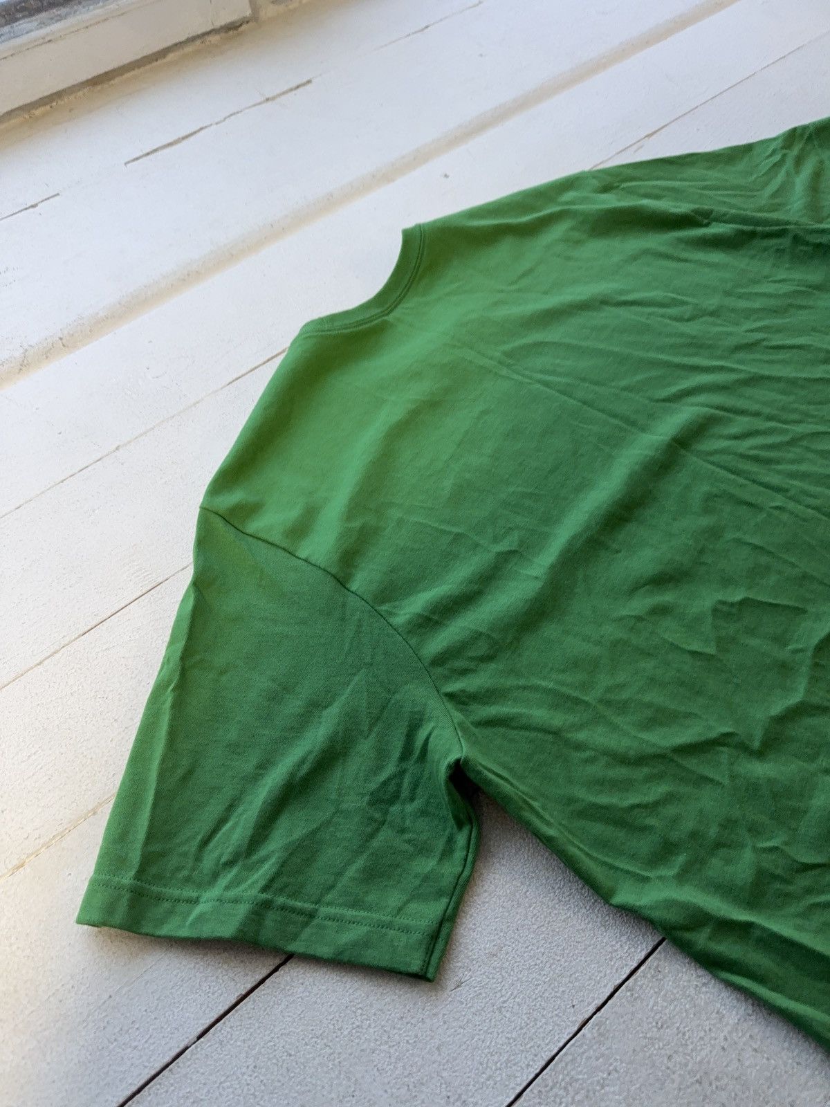Apple 00s Apple Green Logo Minimal Corporate Promo T-Shirt XL Size US XL / EU 56 / 4 - 12 Thumbnail