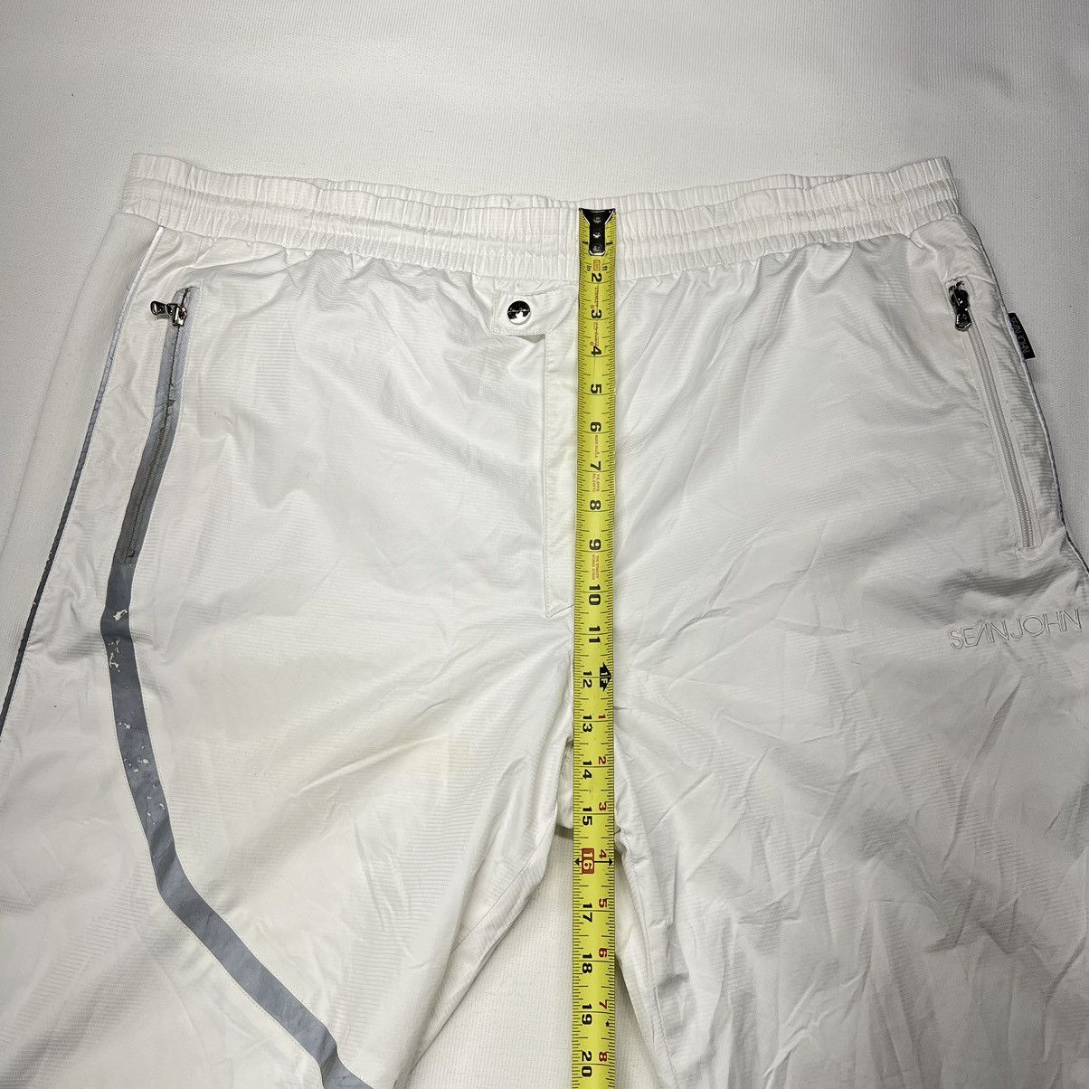 Sean John Sean John Pants White Drawstring Baggy Track 3M Y2K Retro Size US 36 / EU 52 - 25 Thumbnail