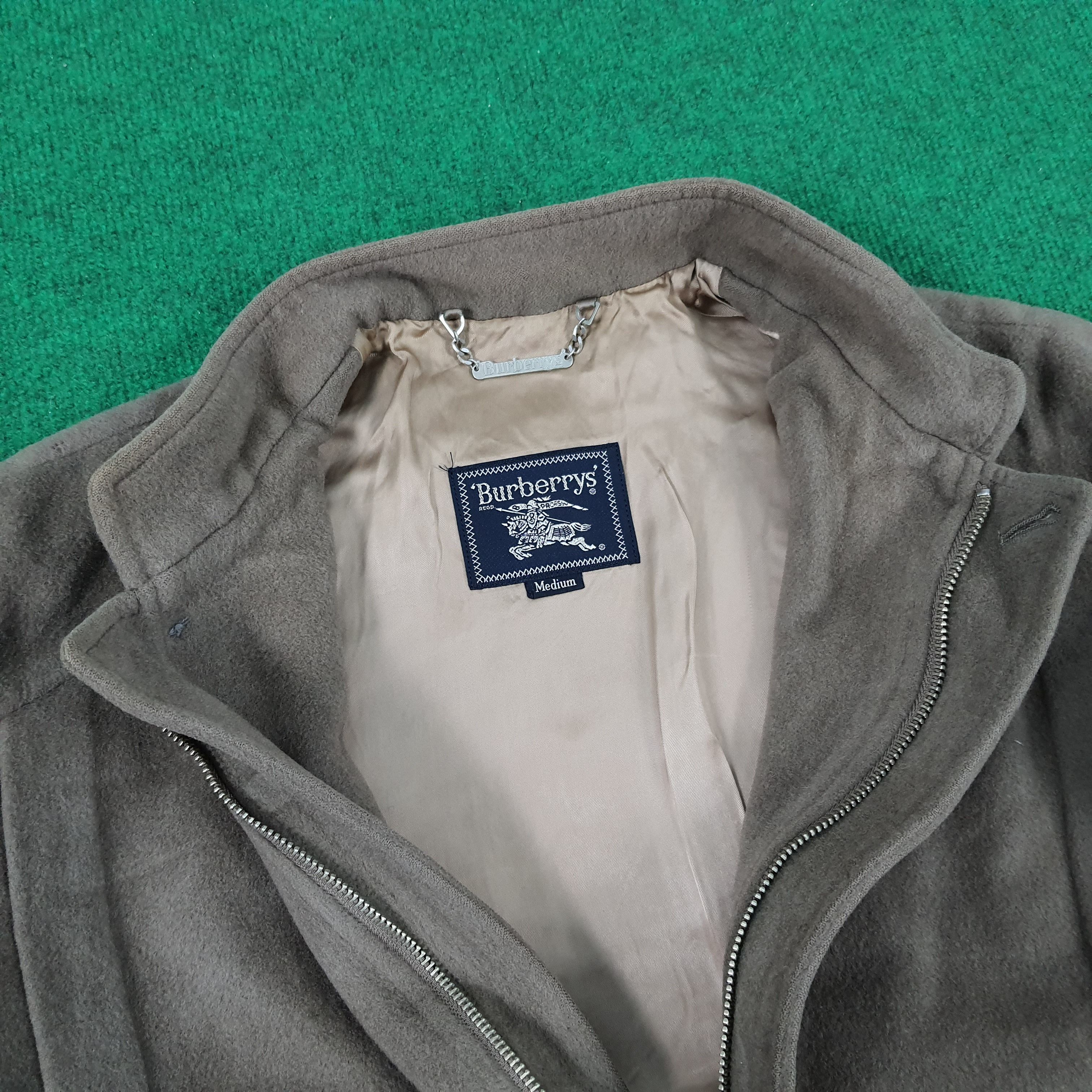 Burberry × Vintage Vintage Burberrys Luxury Italian Designer Sweat Jacket Size US M / EU 48-50 / 2 - 4 Thumbnail