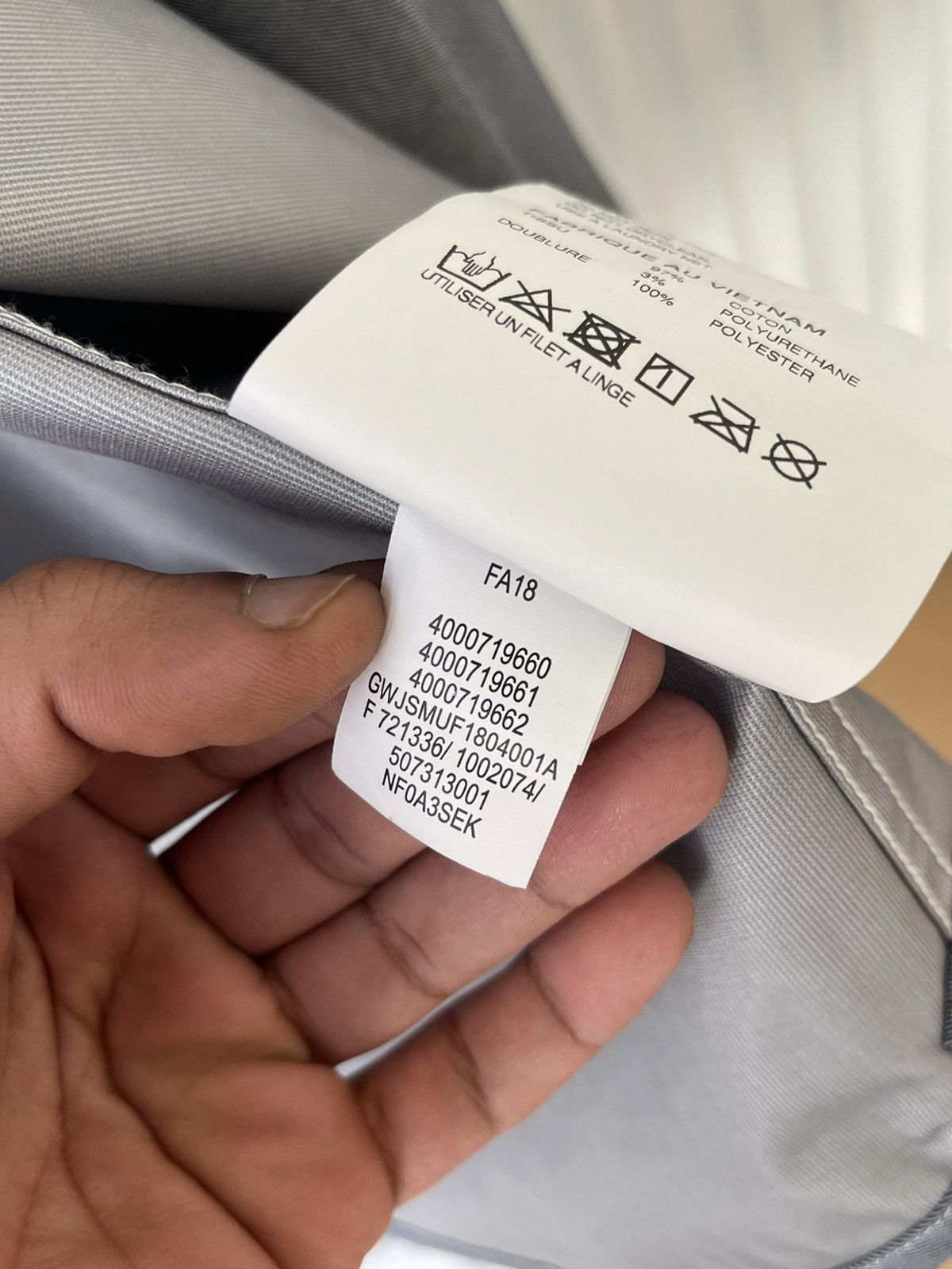 Junya Watanabe × The North Face Junya Watanabe The North Face FW18 Denim Effect Jacket Shirt Size US S / EU 44-46 / 1 - 20 Thumbnail
