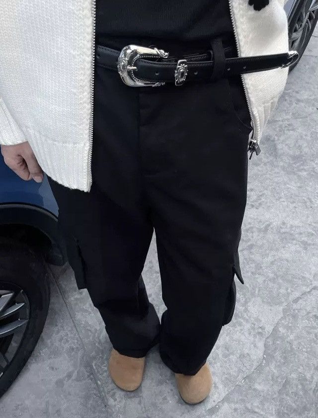 Japanese Brand × Vintage Retro punk 2.5cm leather western buckle belt Size ONE SIZE - 3 Thumbnail