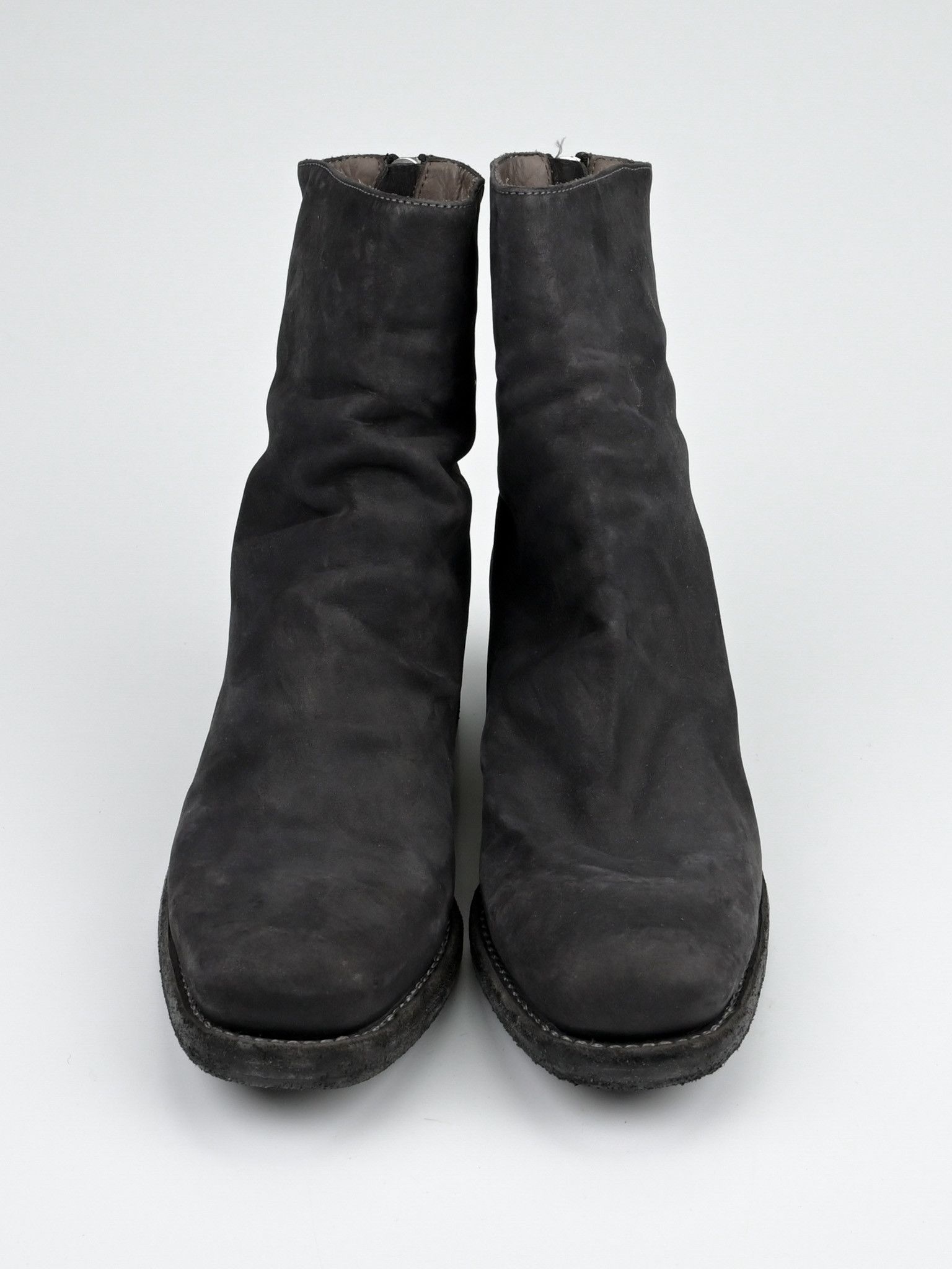 Other 123 & 124 Calf Leather Back Zip Boots Size US 7 / IT 37 - 2 Thumbnail