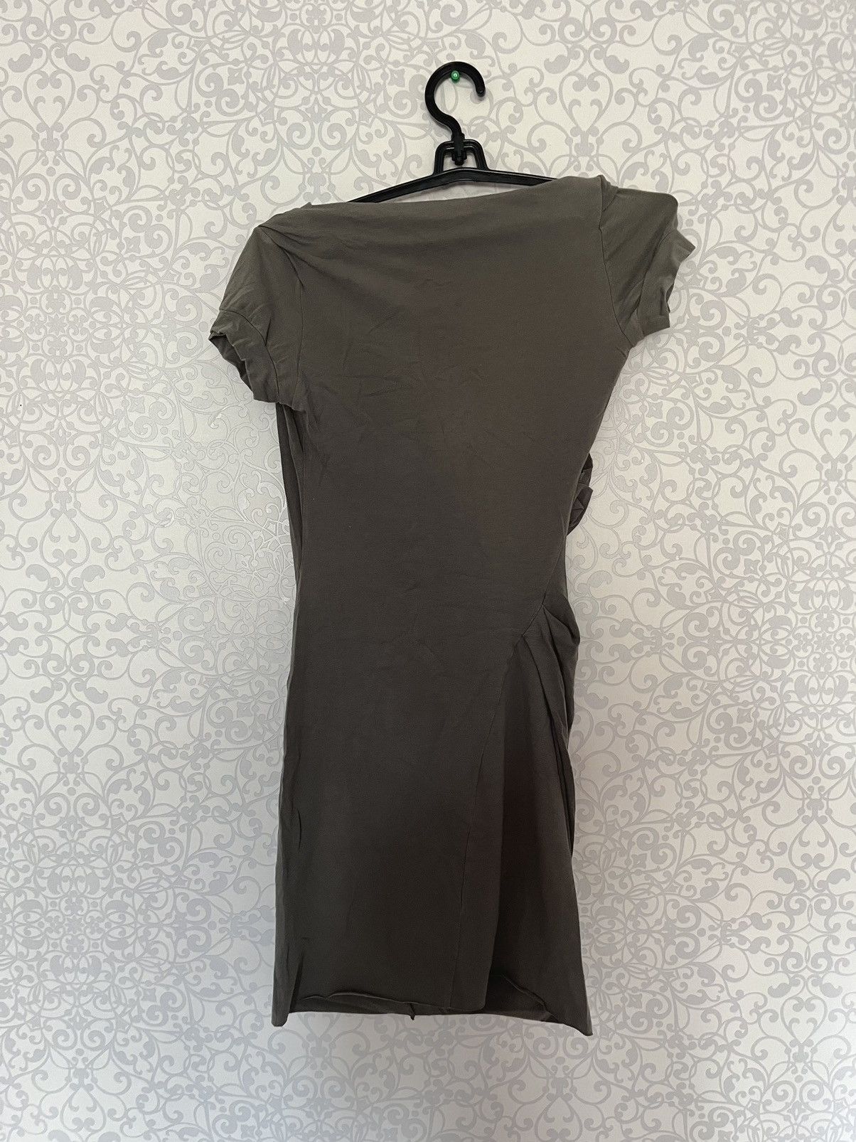 Brunello Cucinelli Brunello Cucinelli Grey Cotton Asymmetrical Sleeveless Dress Size XS / US 0-2 / IT 36-38 - 4 Thumbnail