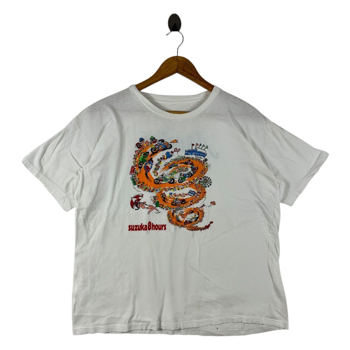 Other Vintage 90s SUZUKA 8 HOURS CIRCUIT Racing tee Size US M / EU 48-50 / 2 - 1 Thumbnail