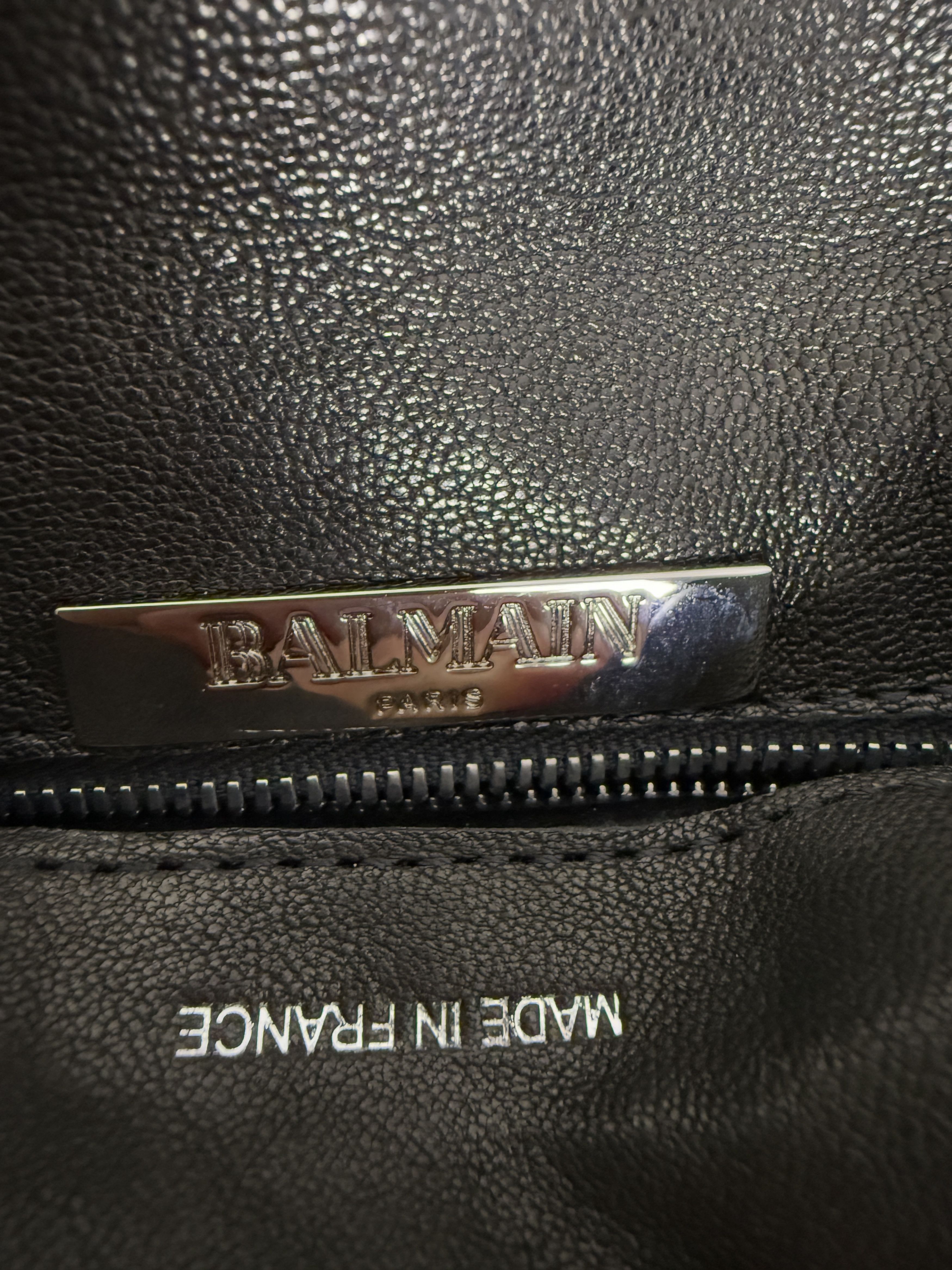 Balmain $4700 Balmain Decarnin Leather Patchwork Clutch bag purse Size ONE SIZE - 4 Thumbnail