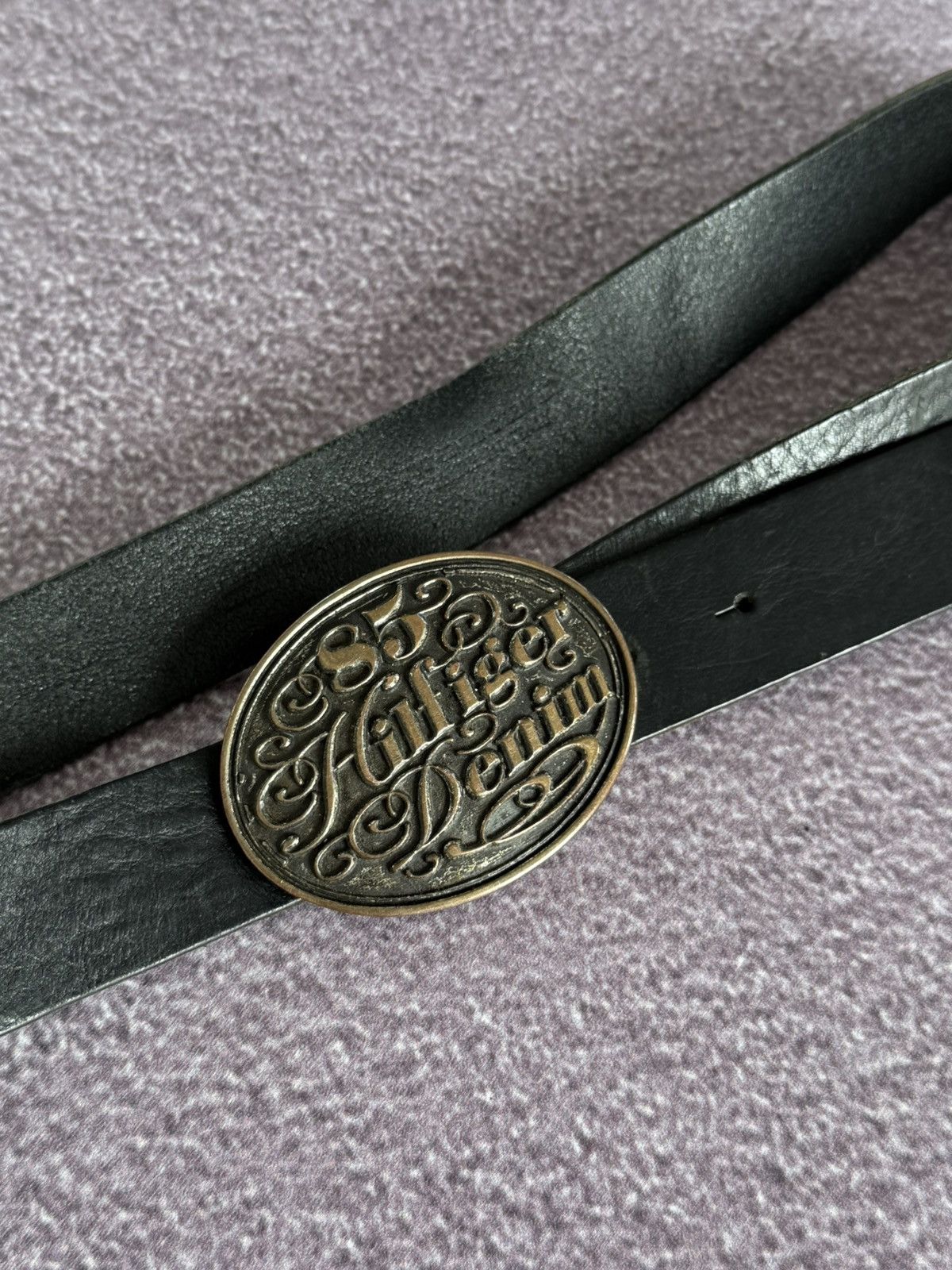 Hysteric Glamour Y2K 90s Hilfiger Denim Leather Metal Glam Belt Size ONE SIZE - 3 Thumbnail