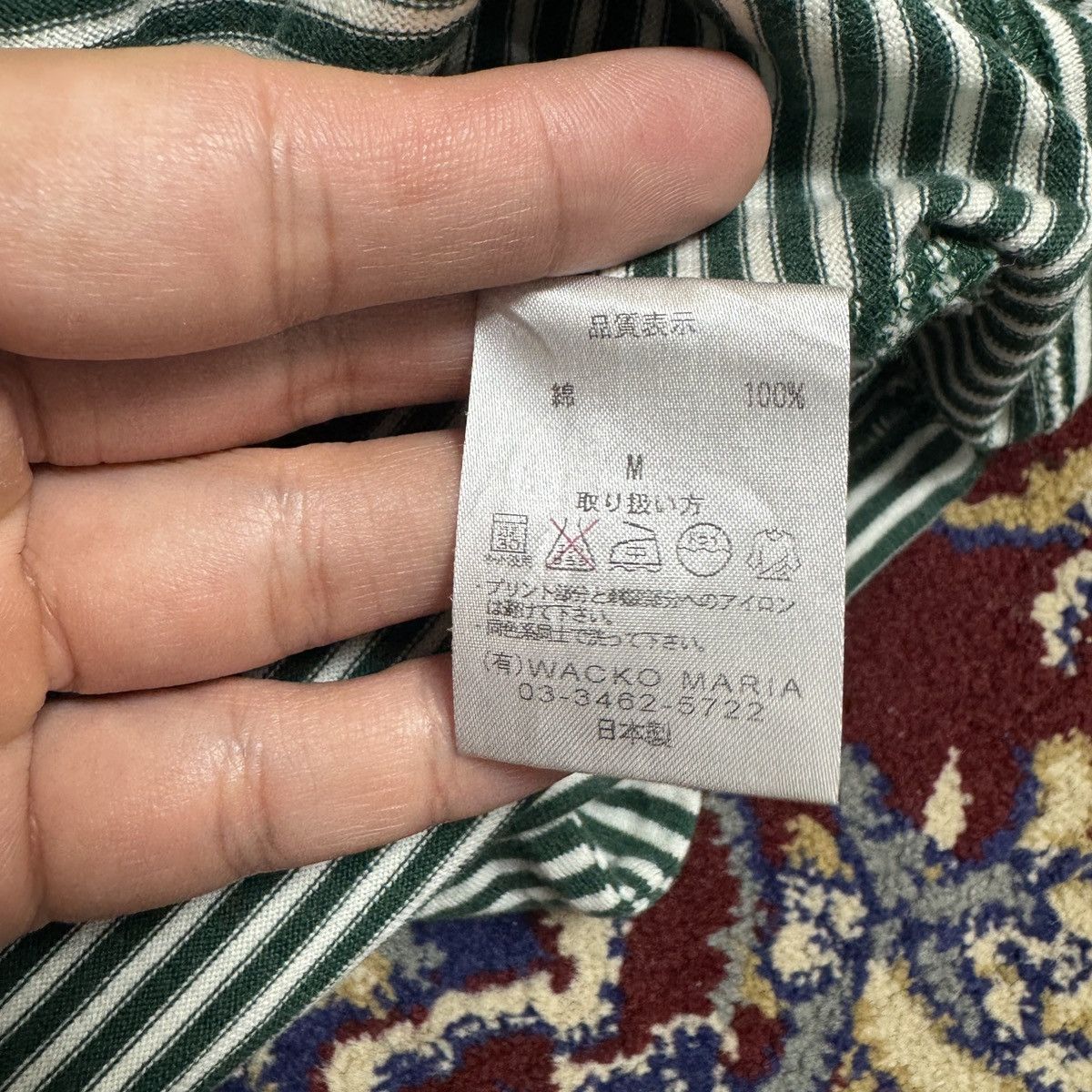 Wacko Maria Wacko Maria Rudees Maria Striped Polo tee Japanese brand Y2k Size US M / EU 48-50 / 2 - 6 Thumbnail