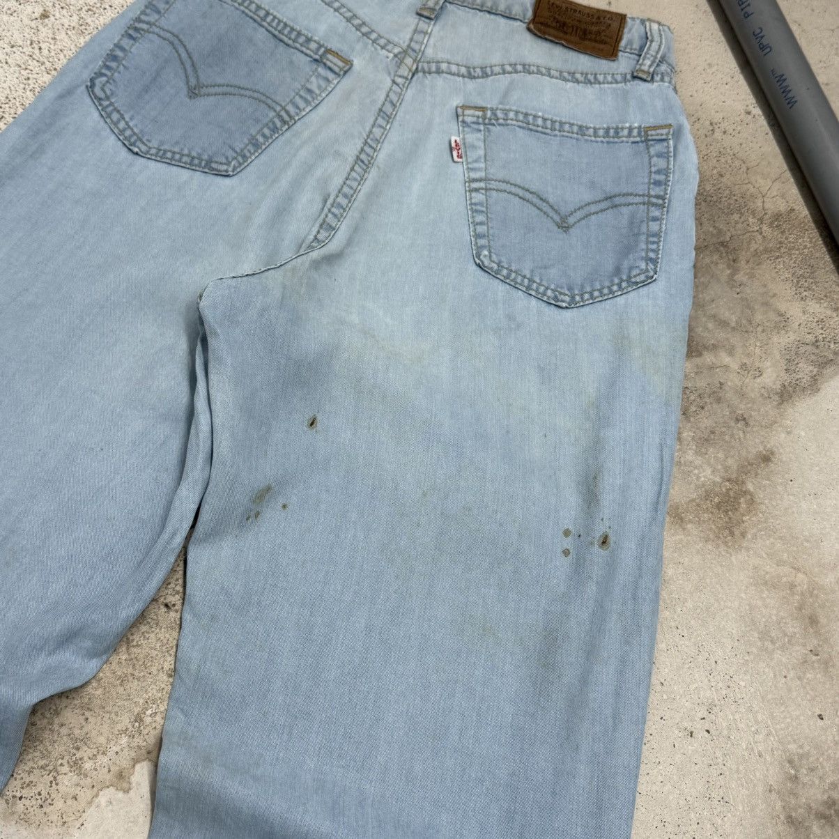 Levi's Vintage 96’s Levis Women Cotton Distressed Pants Size 28" / US 6 / IT 42 - 14 Thumbnail