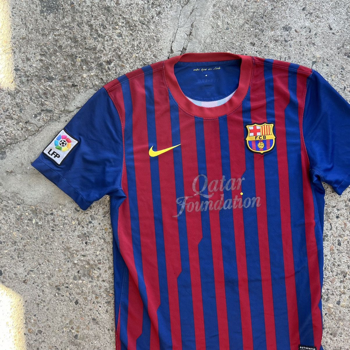 Nike 00s Vintage Nike F.C.B Barca 2008/09 Home Kit Soccer Jersey Size US M / EU 48-50 / 2 - 3 Thumbnail
