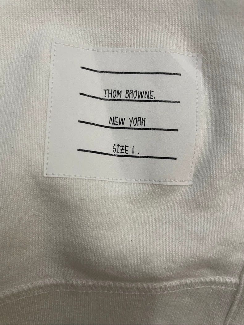 Thom Browne Thom Browne size1 Huffug round neck hoodie Size US S / EU 44-46 / 1 - 7 Thumbnail