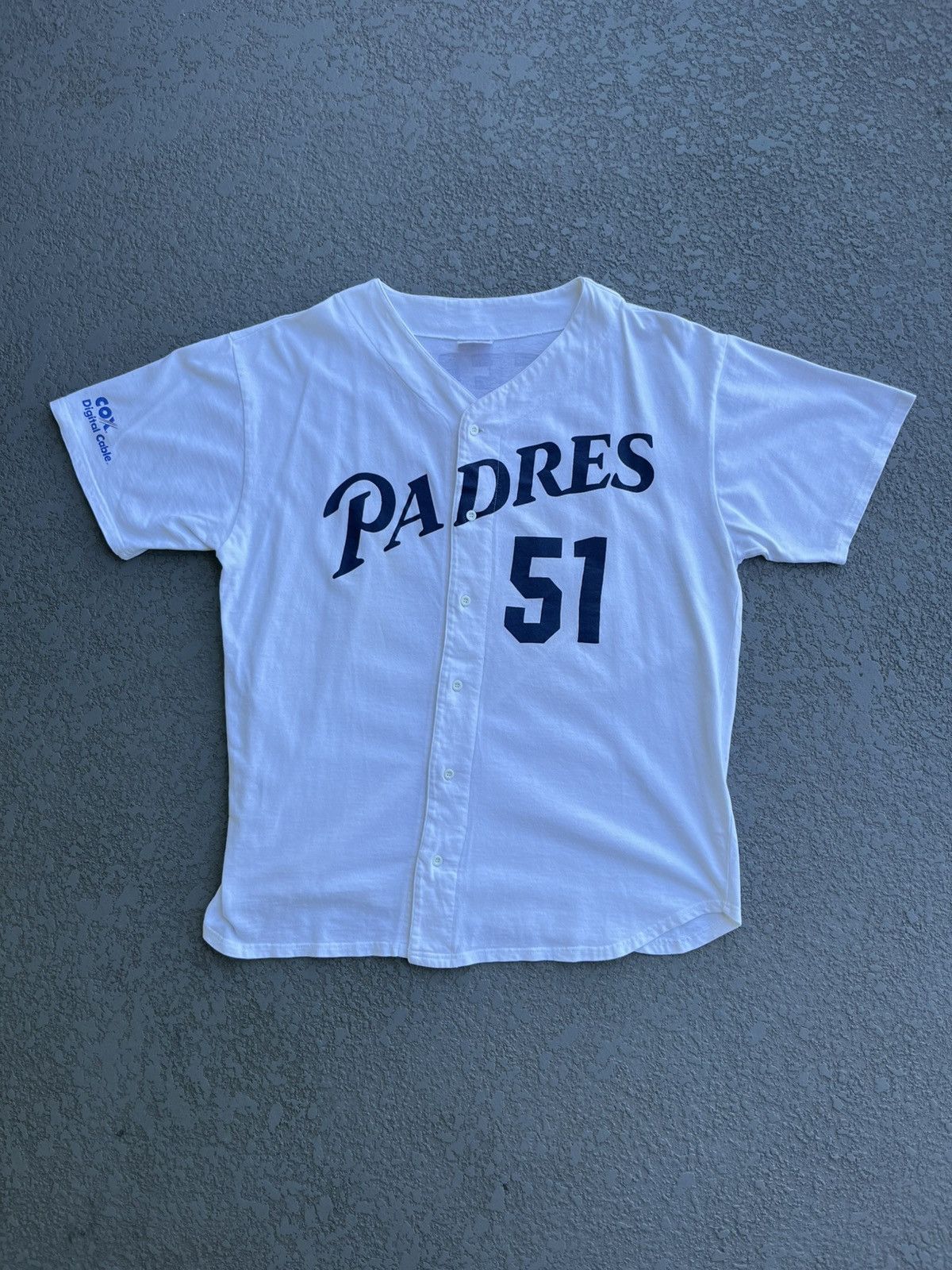 MLB Vintage 90s SD Padres Jersey Trevor Hoffman Jersey Size US XL / EU 56 / 4 - 1 Thumbnail