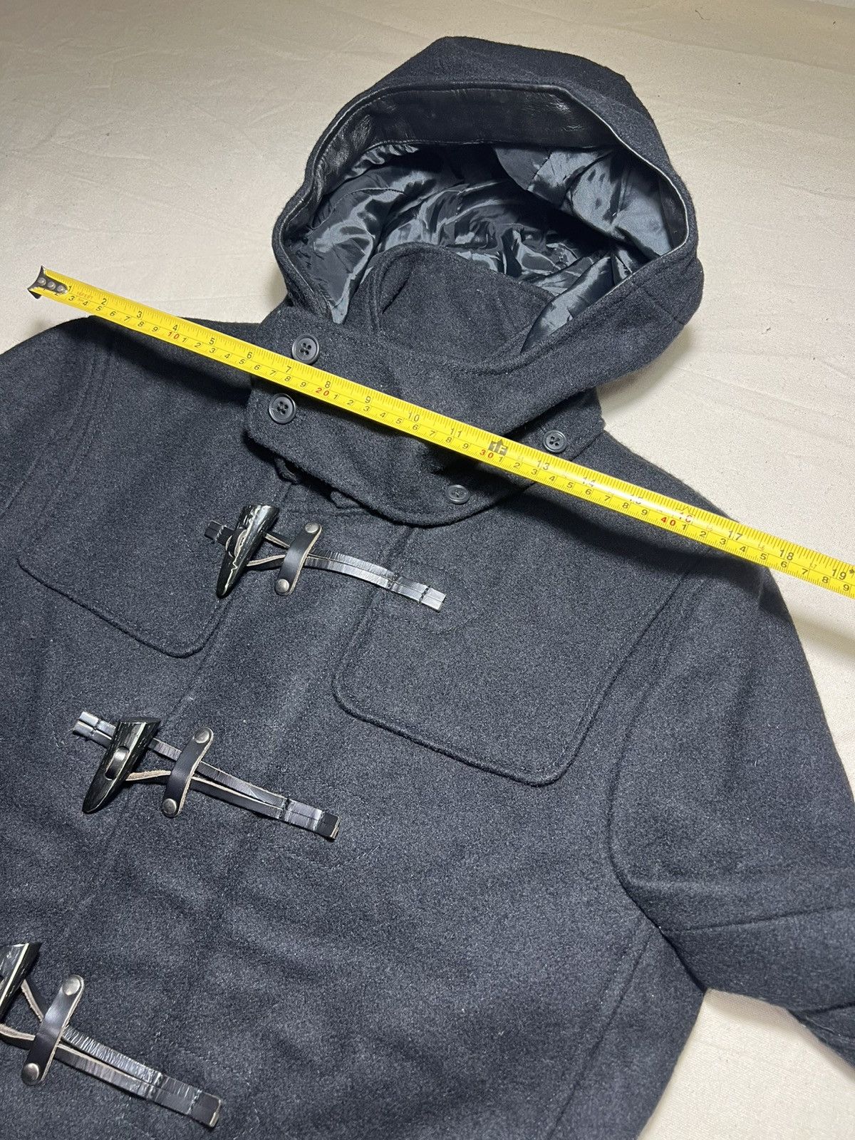 Tete Homme Tate Homme Black duffle coat Size US S / EU 44-46 / 1 - 11 Thumbnail