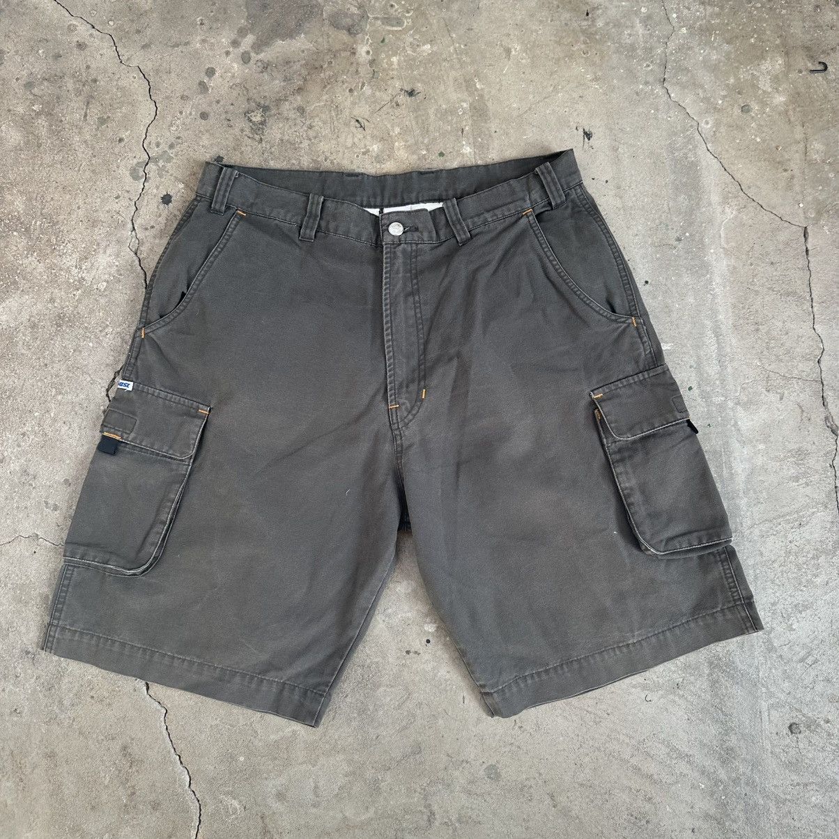 Diesel 55 DSL Diesel Cargo Shorts 31 Olive Green Outdoor Military Size US 31 - 2 Thumbnail