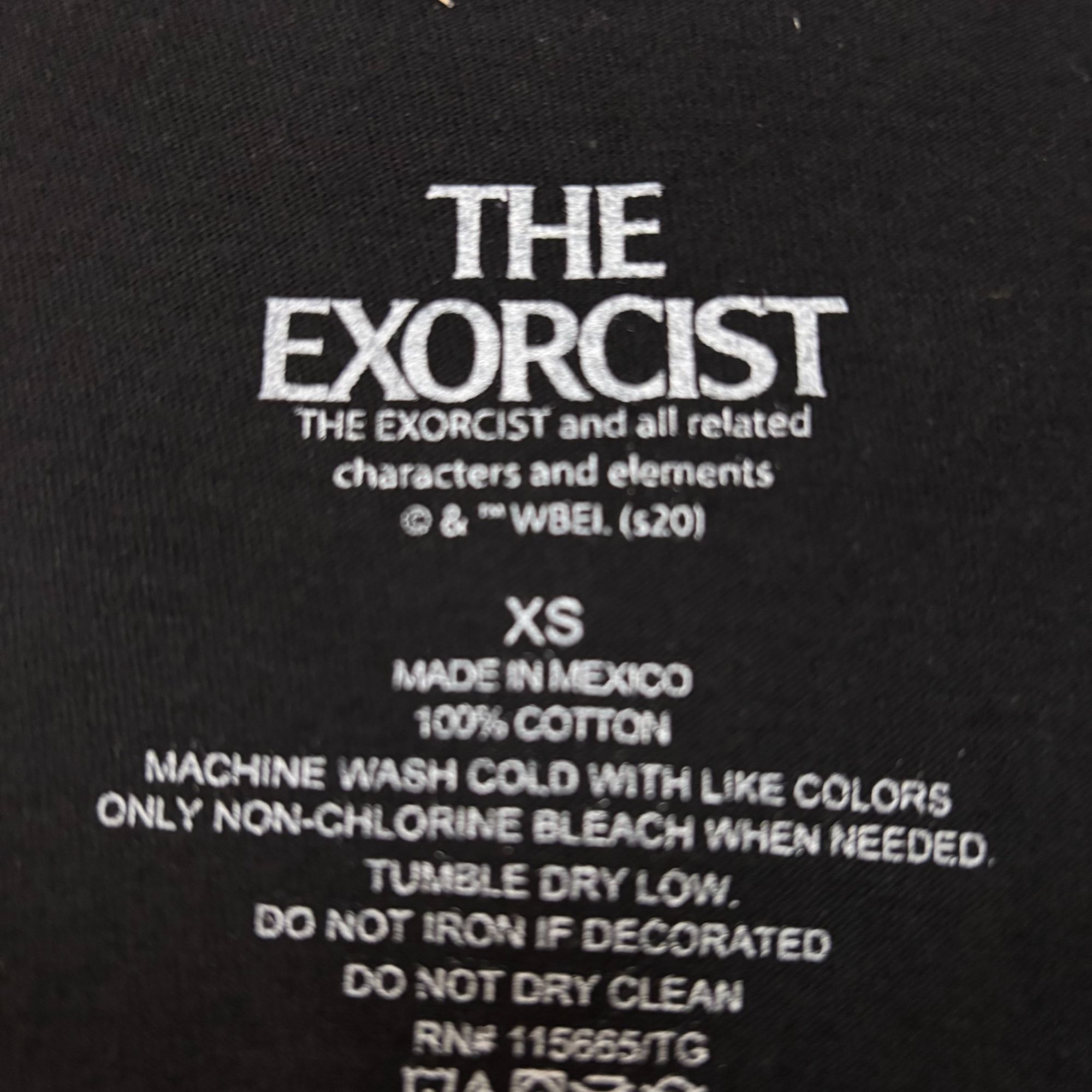 Other The Exorcist Horror Graphic Design T-Shirt Extra Small Size US XS / EU 42 / 0 - 4 Thumbnail