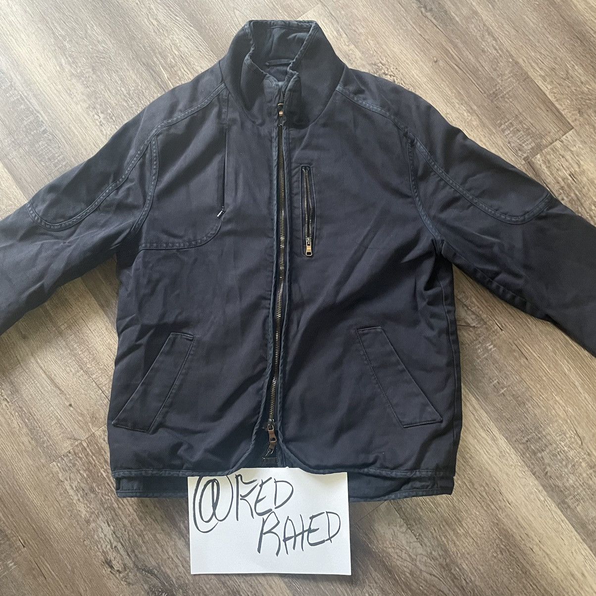 Armani Exchange OVERDYED BLACK/BLUE DENIM JACKET Size US S / EU 44-46 / 1 - 1 Thumbnail