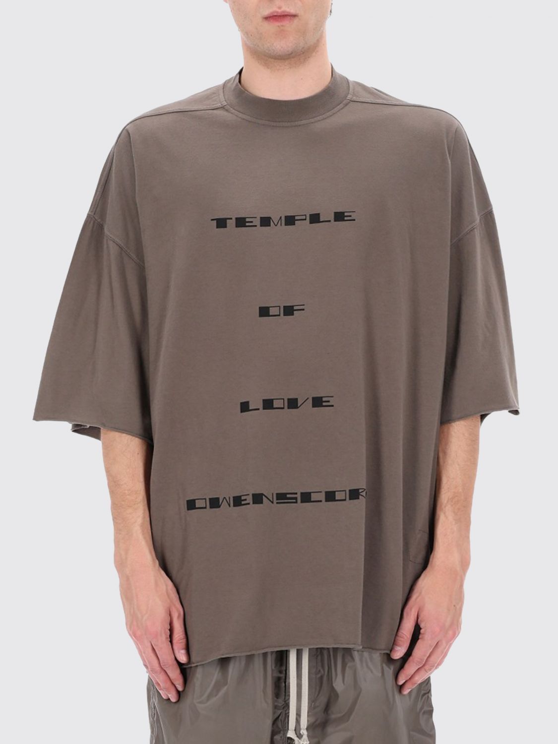 Rick Owens Drkshdw Rick Owens Drkshdw T-Shirt Men Beige Size US M / EU 48-50 / 2 - 1 Thumbnail