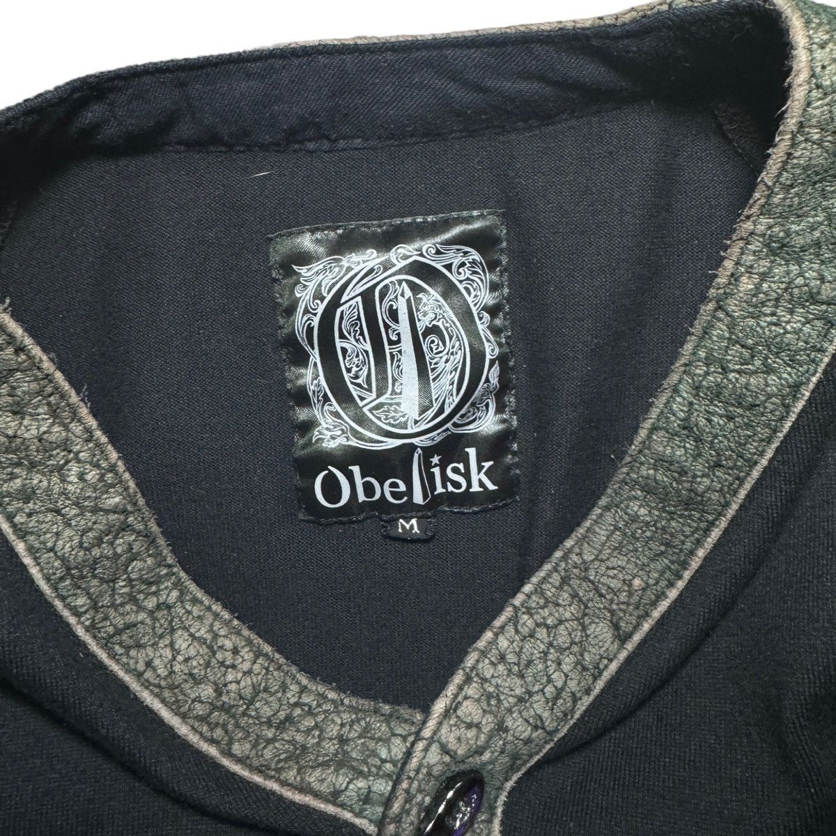 Obelisk Distressed Angel Wings Henley Size US S / EU 44-46 / 1 - 5 Thumbnail