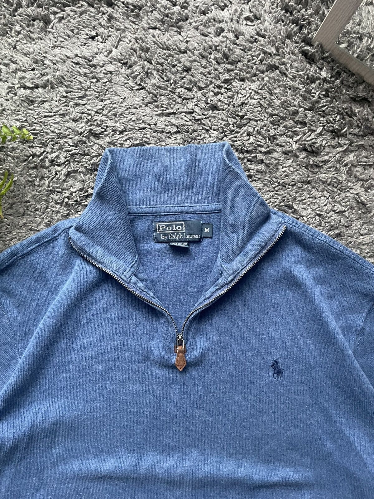 Polo Ralph Lauren × Vintage 00s Polo Ralph Lauren 1/3 Zip Sweatshirt Streetwear Luxury Size US M / EU 48-50 / 2 - 9 Thumbnail