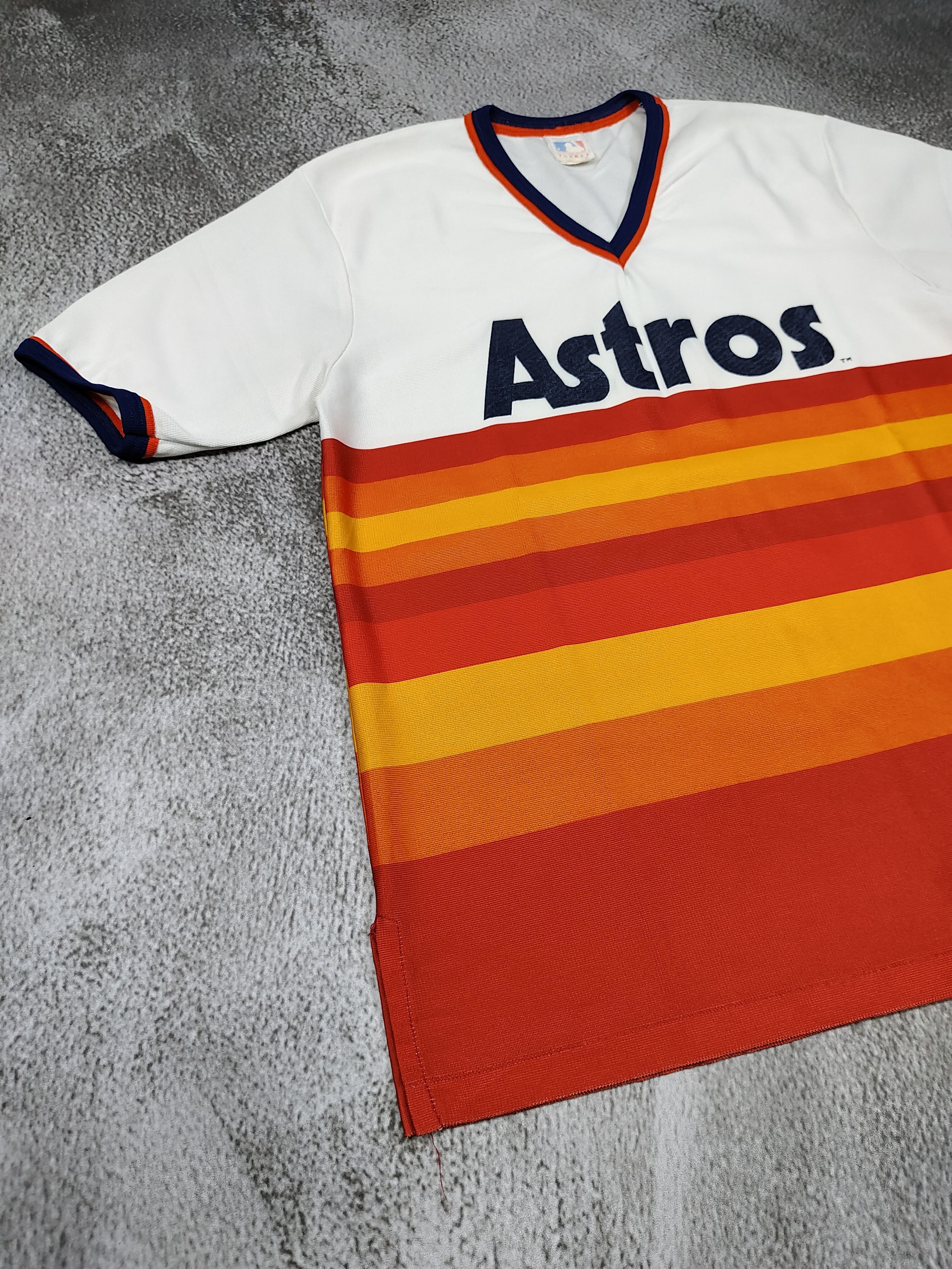 MLB 80s Houston Astros- Americana Dugout Blokecore MLB Jersey Size US M / EU 48-50 / 2 - 4 Thumbnail
