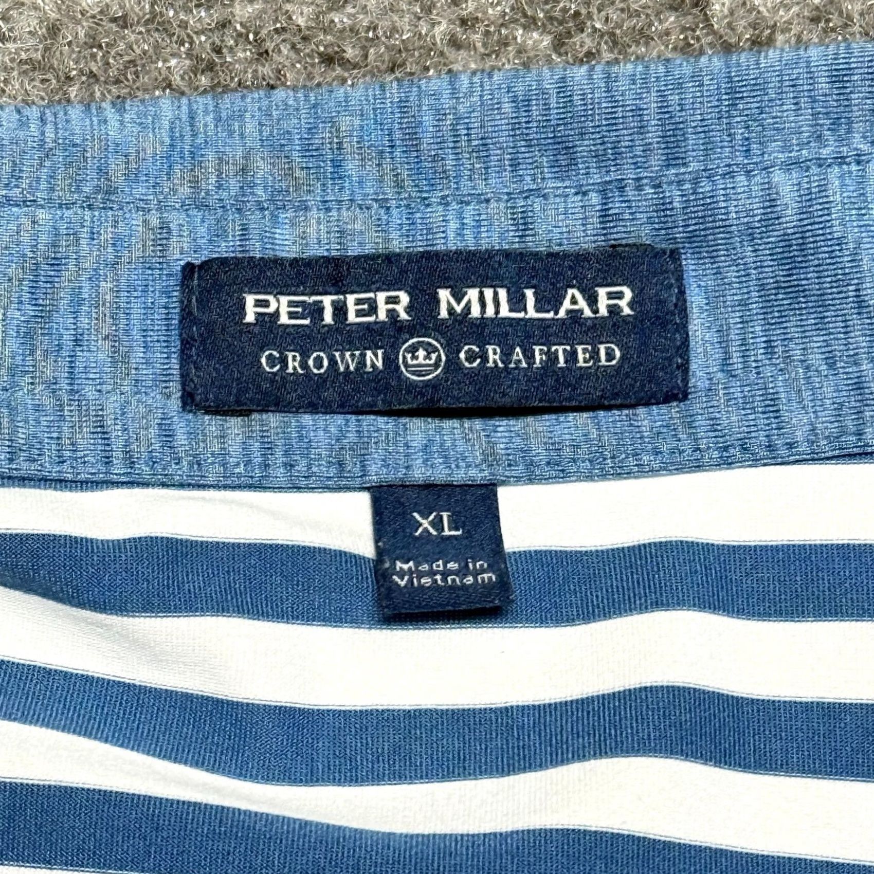 Peter Millar Peter Millar Crown Crafted Polo Shirt Men XL Blue Lake Nona Golf Club Florida Polo Men XL Blue Size US XL / EU 56 / 4 - 3 Thumbnail