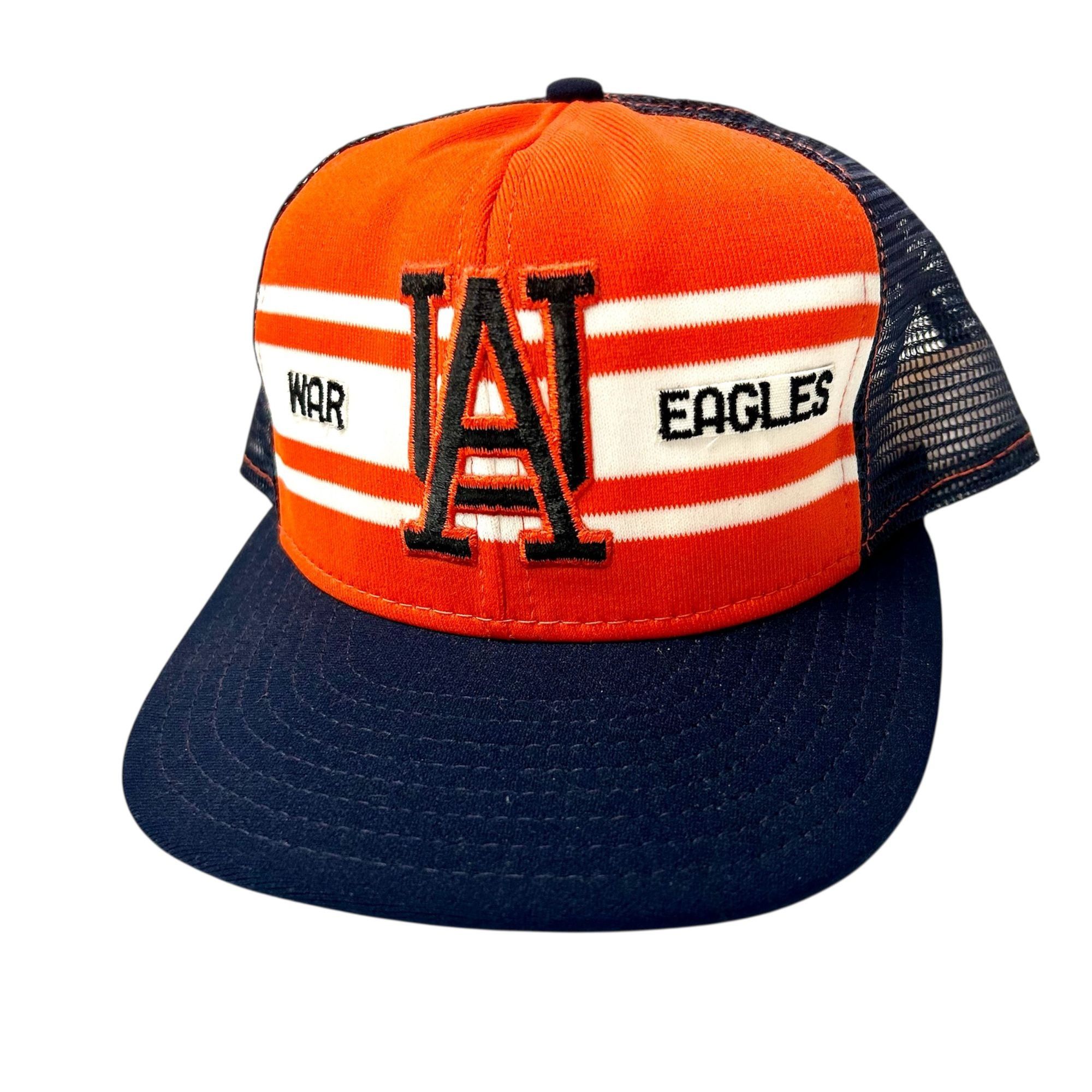 Other NOS 70 80's AJD Super Stripe Mesh TRUCKER AU WAR EAGLES Hat Size ONE SIZE - 1 Thumbnail