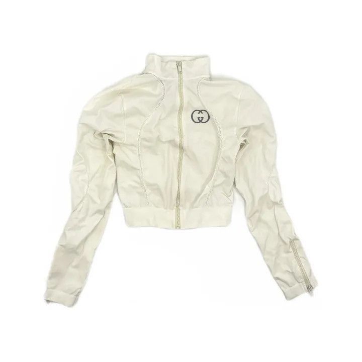 Gucci Gucci Logo Zip Crop Jacket for Women-2507 Size M / US 6-8 / IT 42-44 - 8 Thumbnail