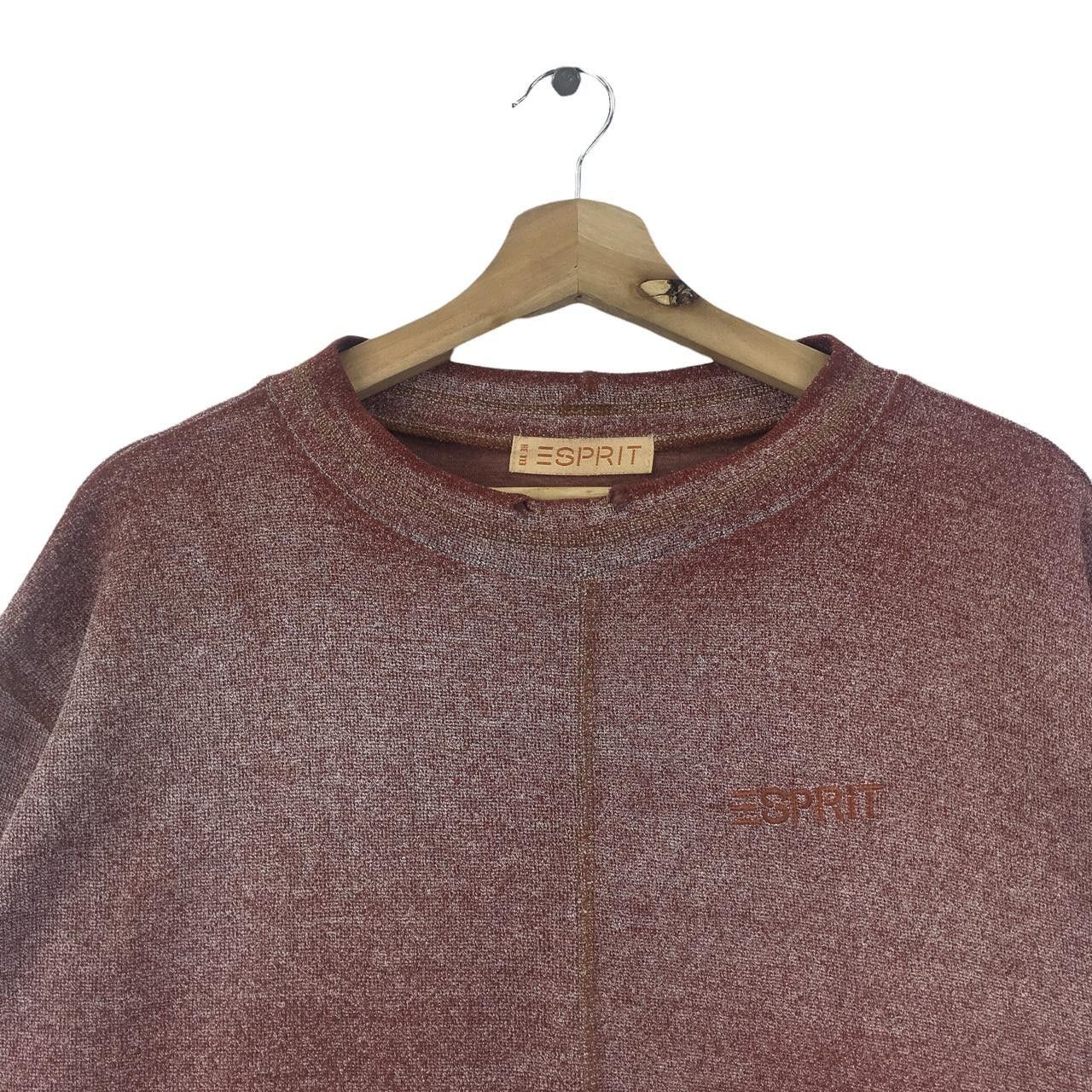 Vintage Vtg ESPRIT USA Distress Design Stock Logo Sweatshirt Sweater Size US XL / EU 56 / 4 - 2 Thumbnail