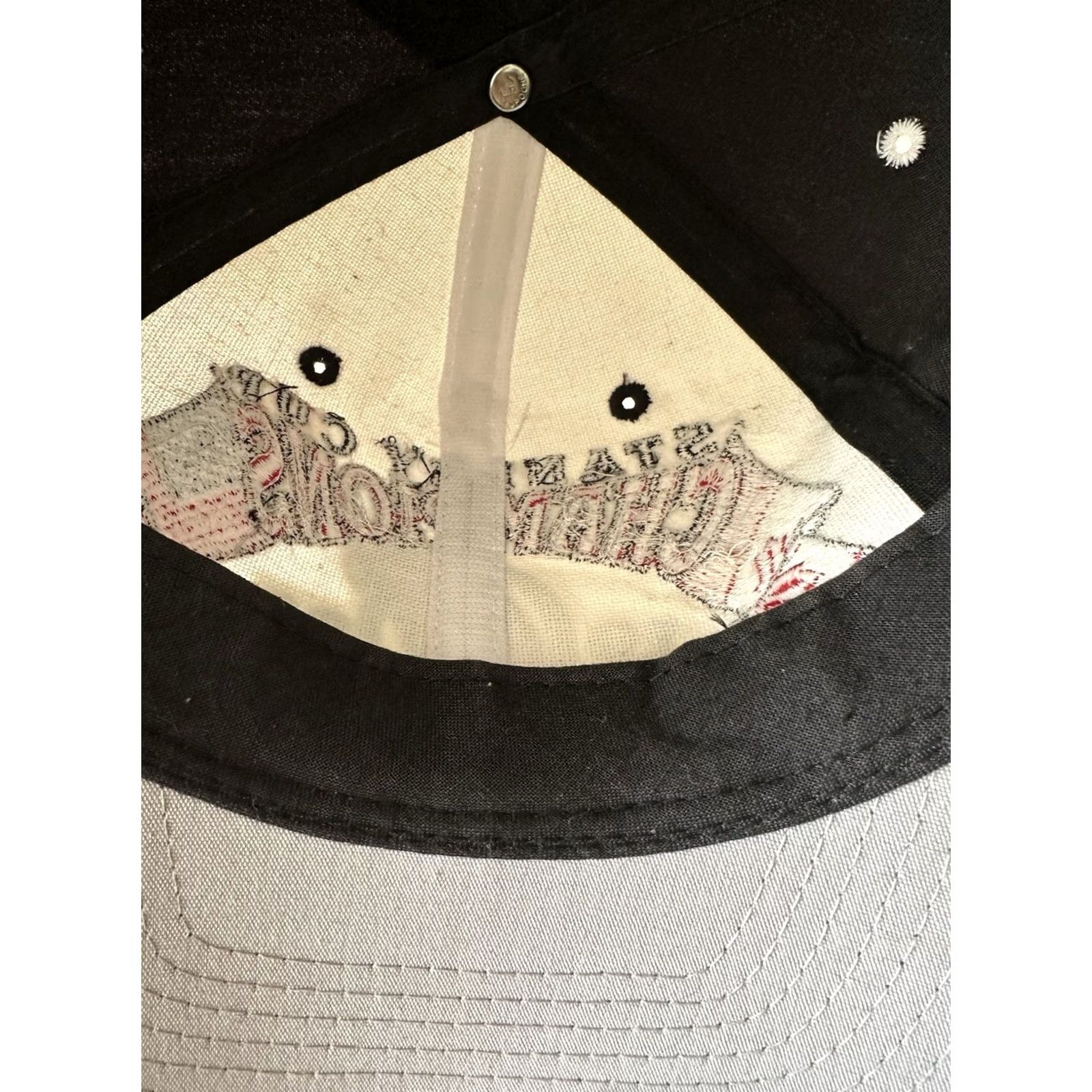 Starter VINTAGE 90s Stanley Cup Champs New Jersey Devils 1995 Cap NHL Starter Hat Men One Size Black White Cap Snapback Hockey Devils 1995 Detailed Vintage Size US M / EU 48-50 / 2 - 7 Thumbnail