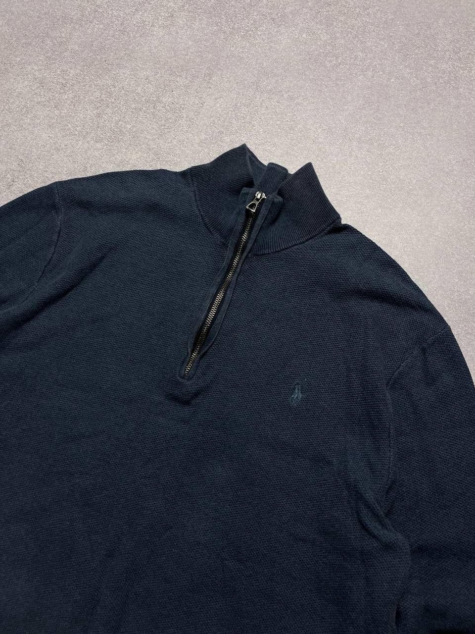 Polo Ralph Lauren × Vintage Vintage Polo Ralph Lauren Quater Zip Sweater Xl Size US XL / EU 56 / 4 - 3 Thumbnail