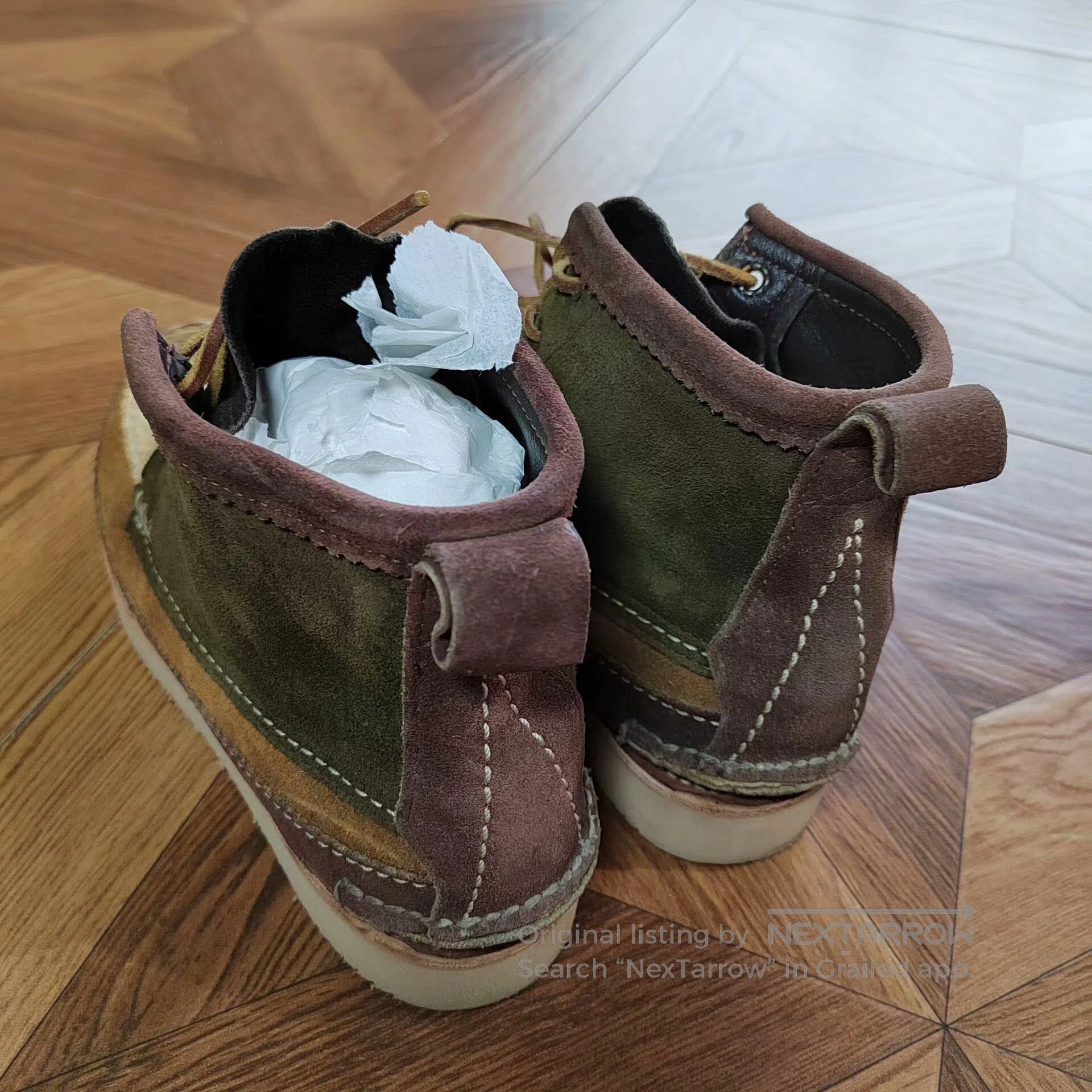 Yuketen Yuketen Classic Moccasin Suede Work Boots. Size US 8.5 / EU 41-42 - 2 Thumbnail