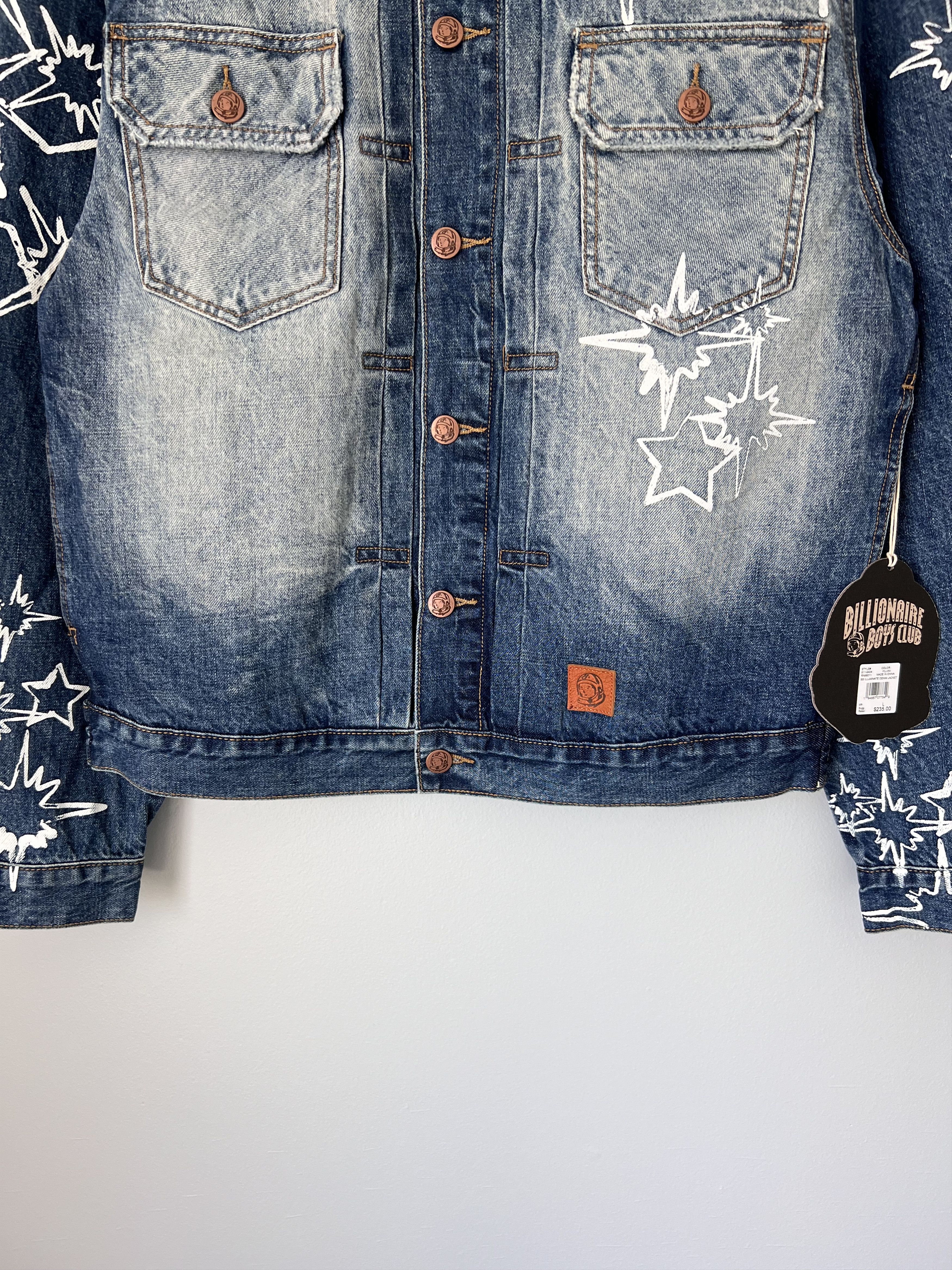 Billionaire Boys Club Billionaire Boys Club Illuminate Denim Jacket Size US L / EU 52-54 / 3 - 3 Thumbnail